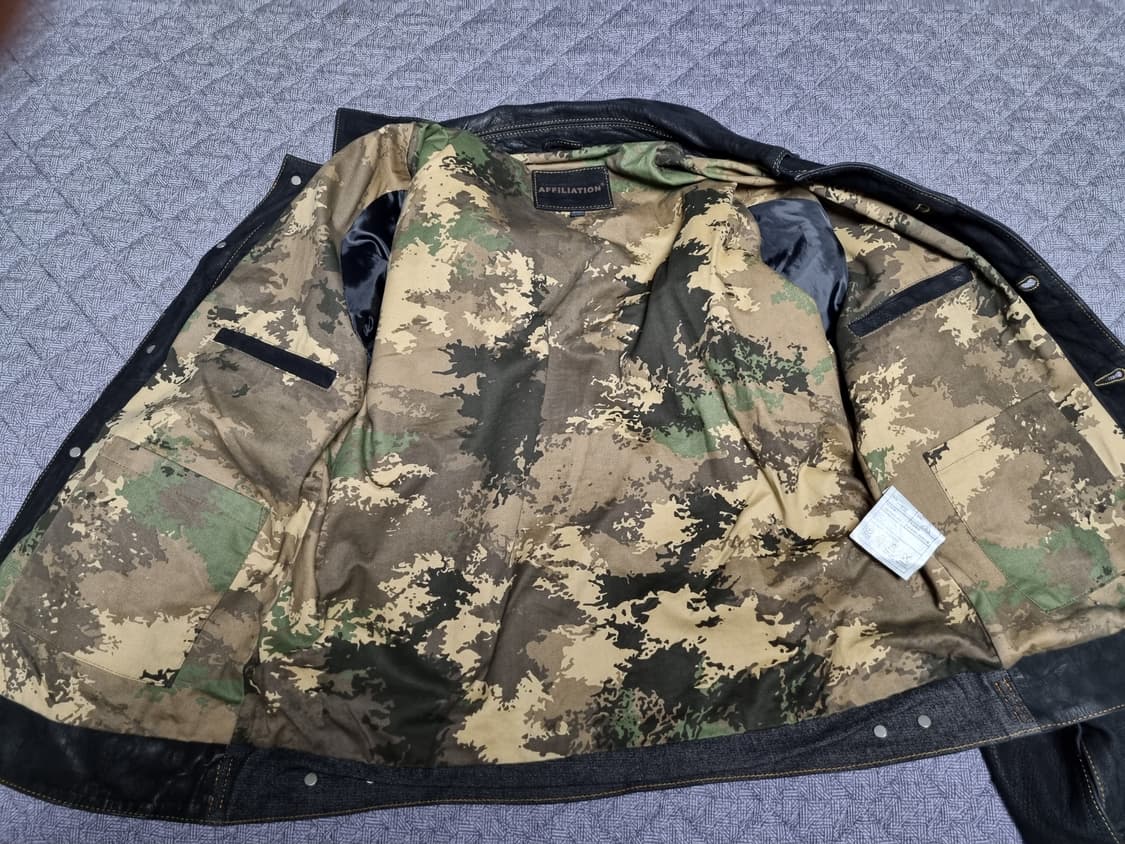 type3 데님자켓 스타일 산양+데님 혼용 라이더자켓 105사이즈 상품이미지7