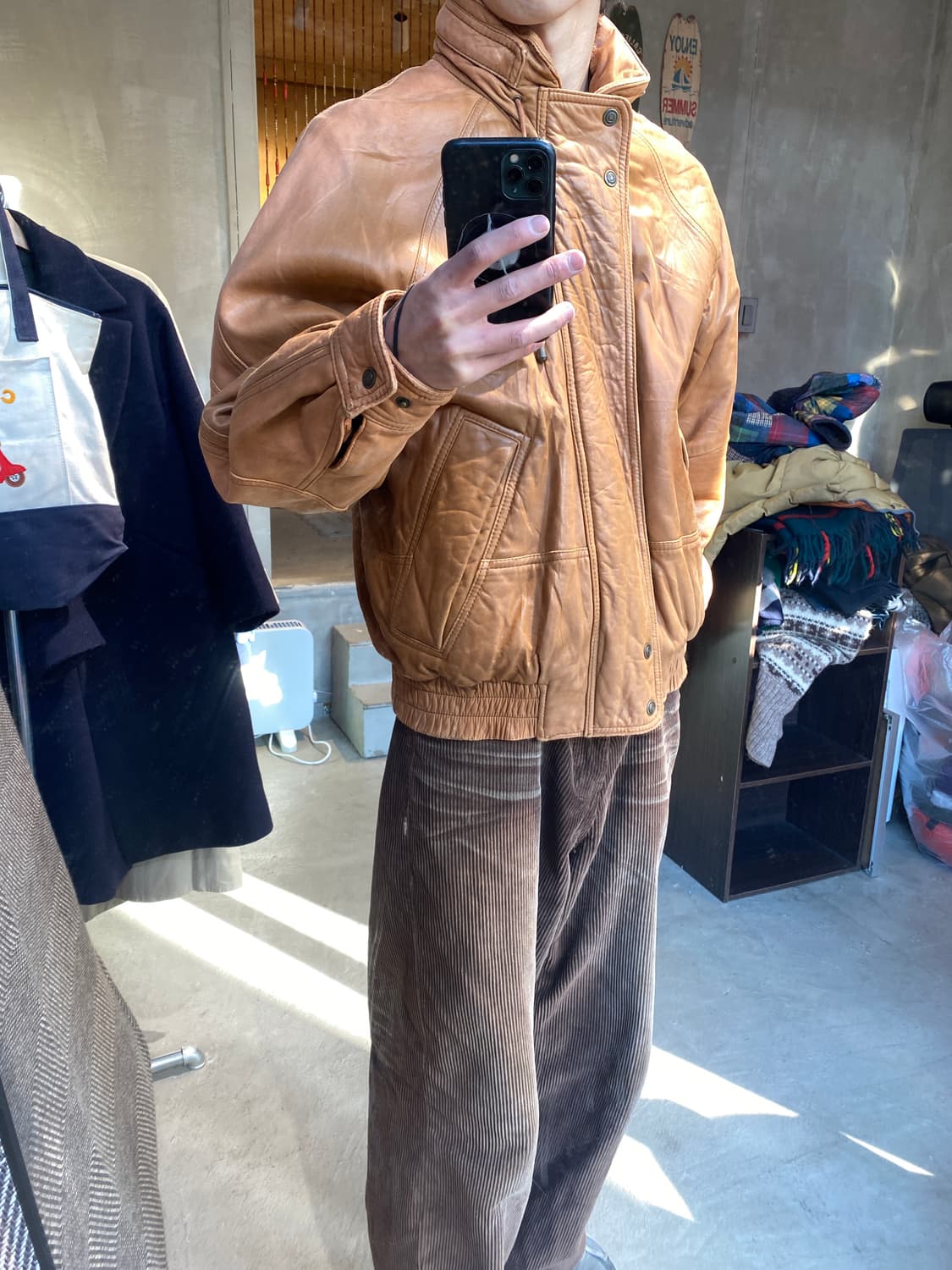 폴스튜어트 리얼레더자켓 상품이미지2