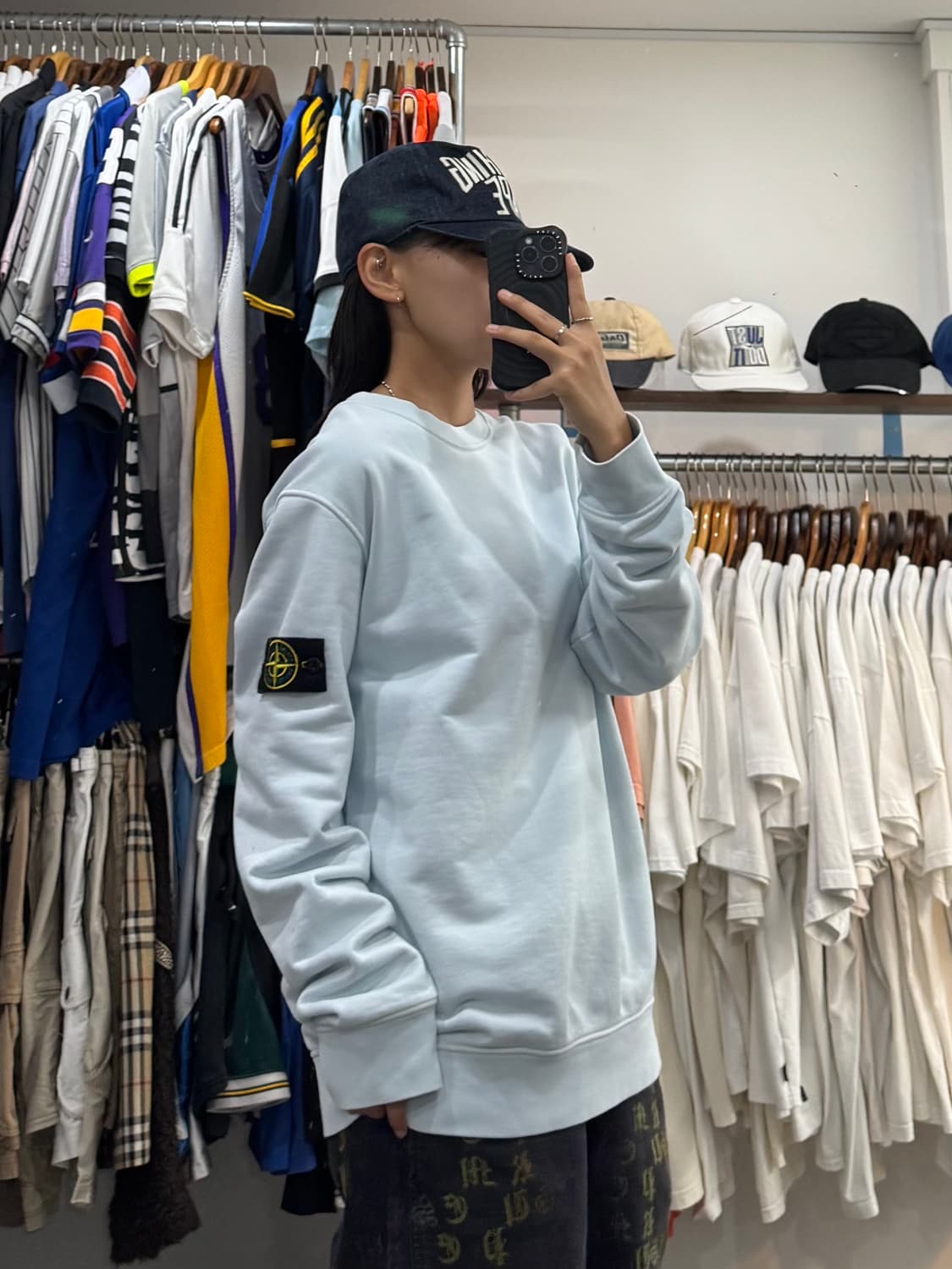 스톤아일랜드 나침반패치 맨투맨 상품이미지8