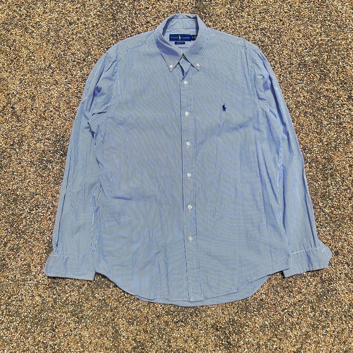 폴로 (POLO RalphLauren)스트라이프 포니 로고 셔츠 상품이미지1