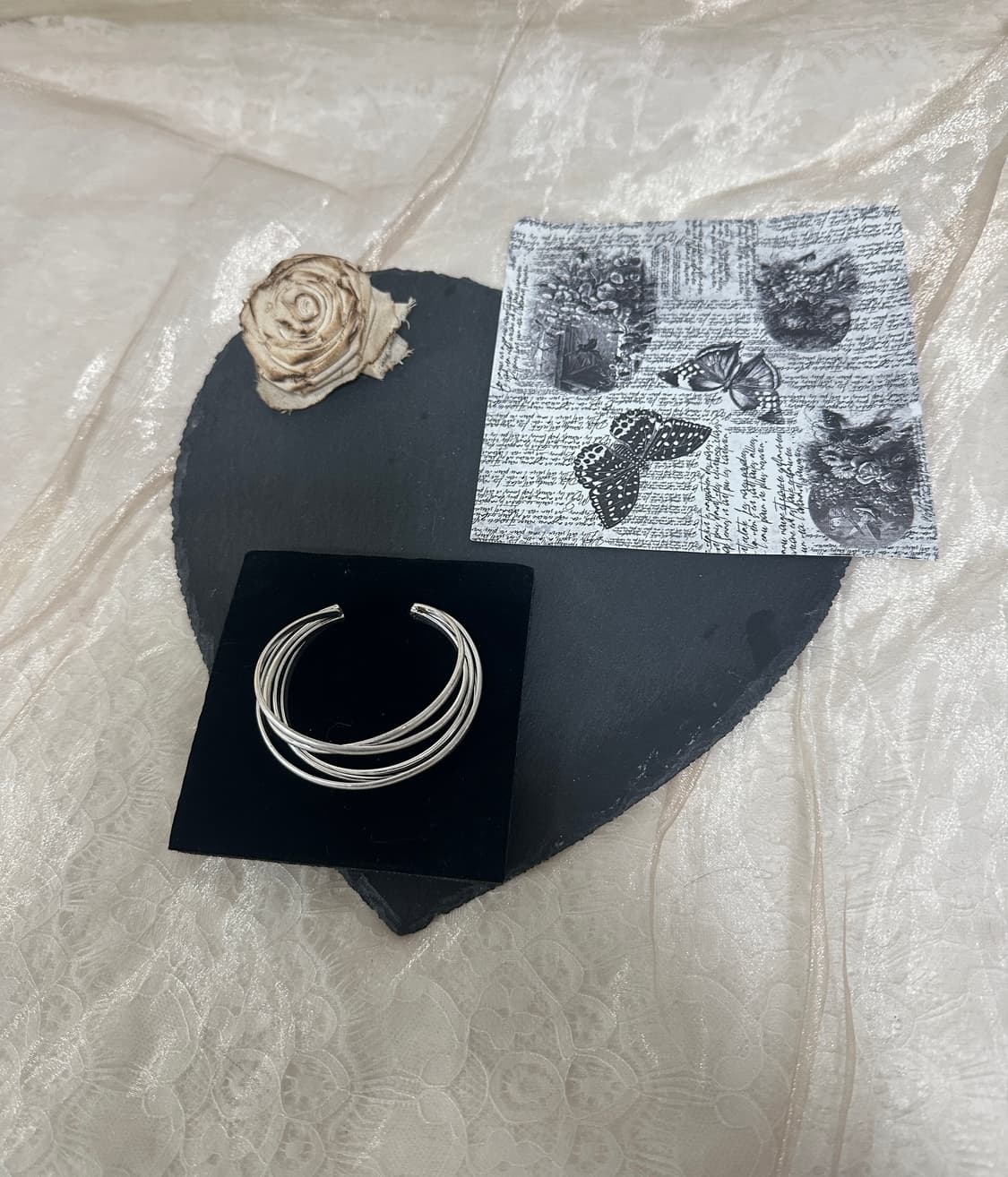 빈티지  유니크 오픈 팔찌 상품이미지1