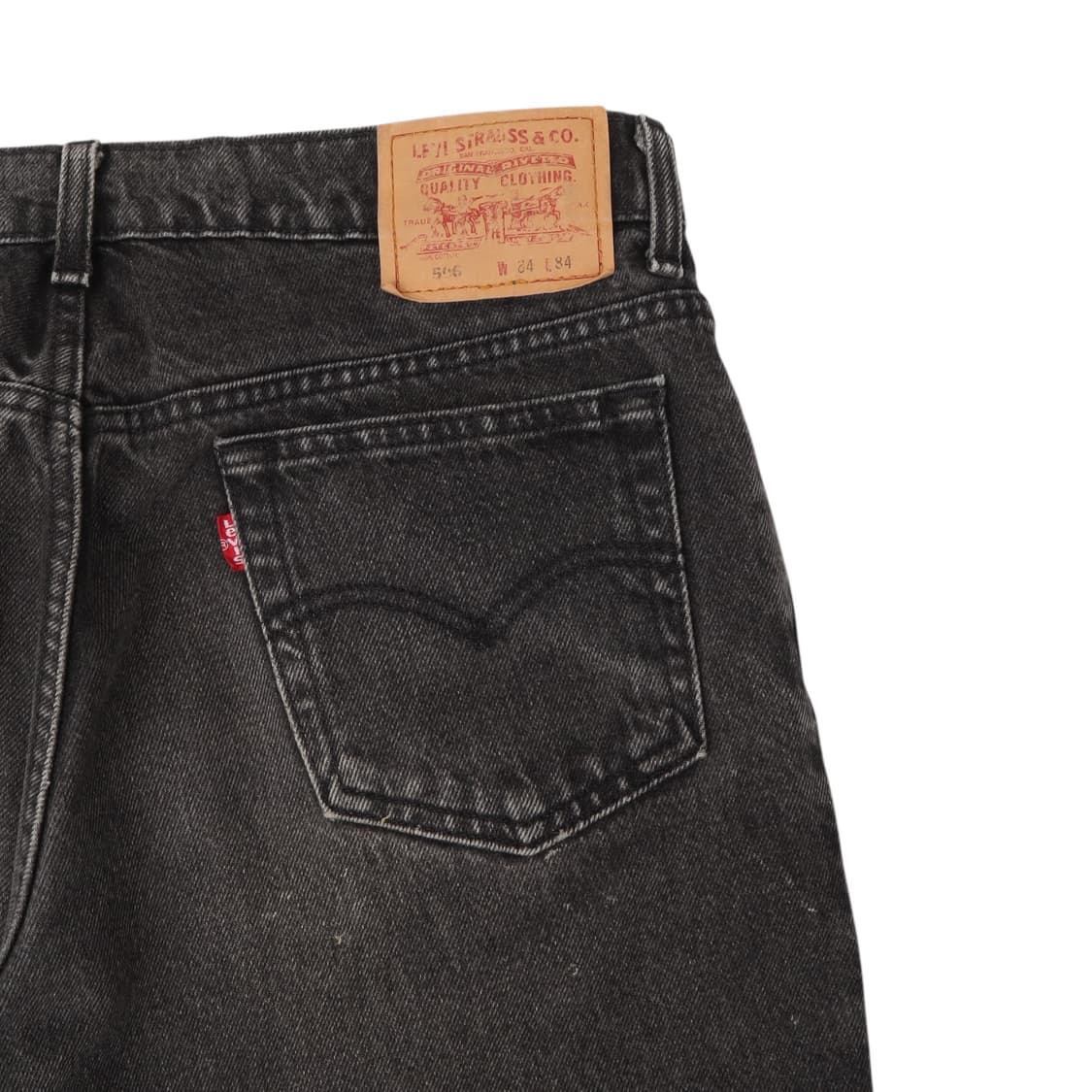 리바이스 506 흑청 데님팬츠 상품이미지3
