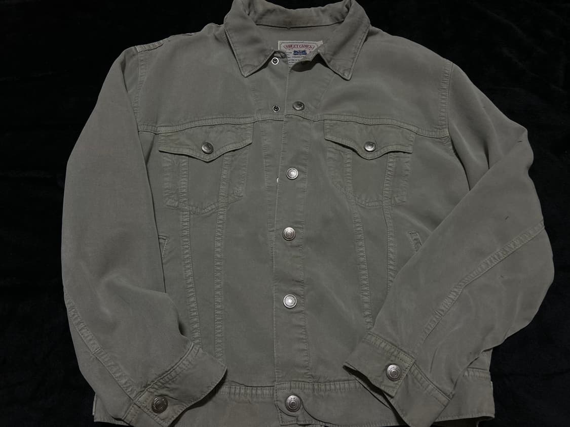 빈티지 카키 자켓 상품이미지1