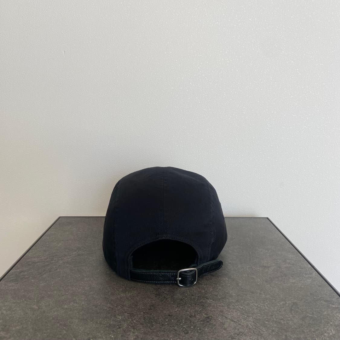 슈프림 캠프캡 모자 박스로고 워시드 블랙 캡 상품이미지4