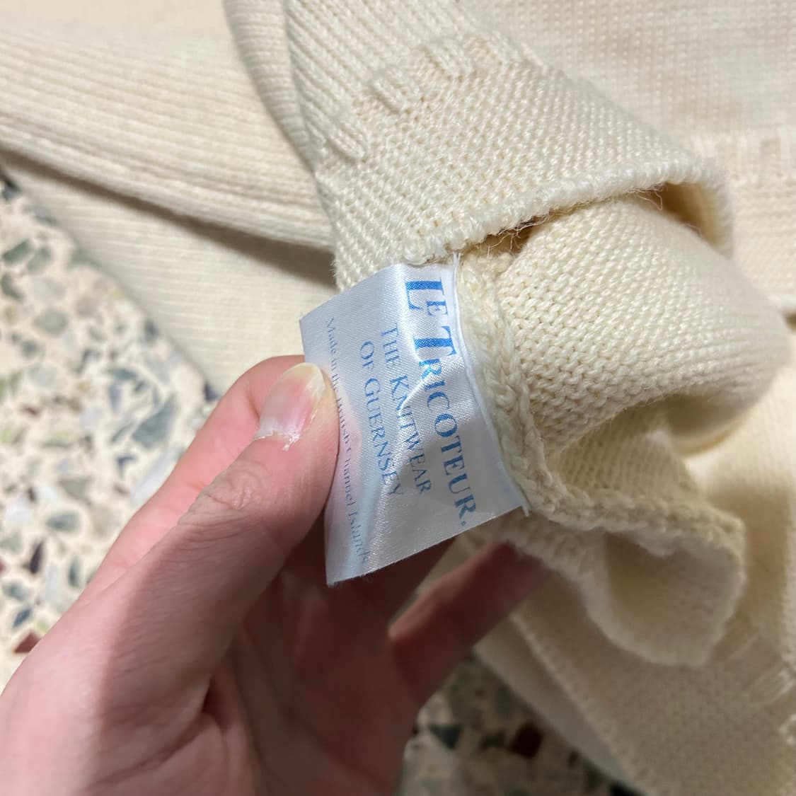 르 트리코쳐(Le Tricoteur)베이직 피셔맨 니트 상품이미지5