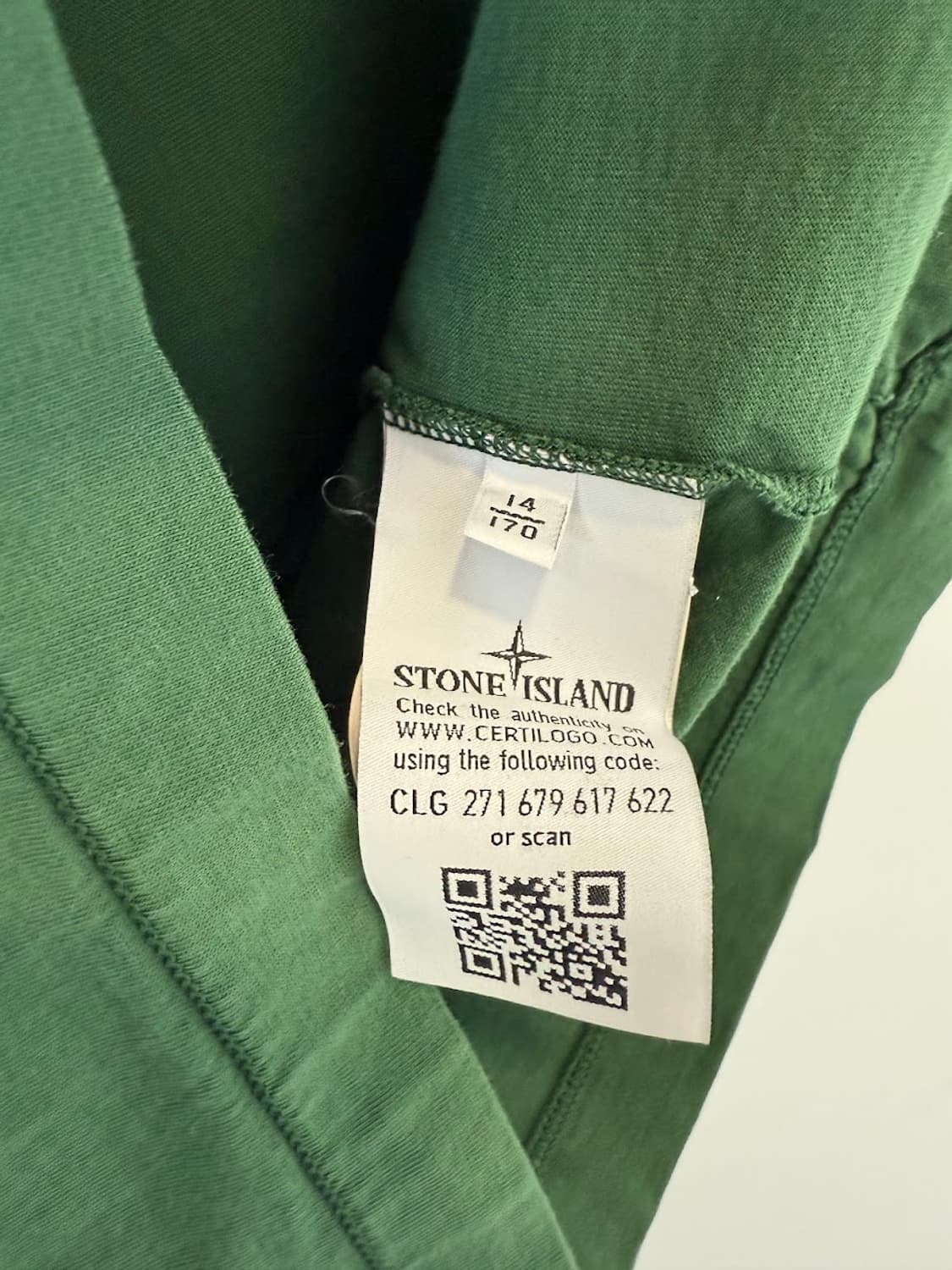 스톤아일랜드 주니어 반팔티 그린 상품이미지4