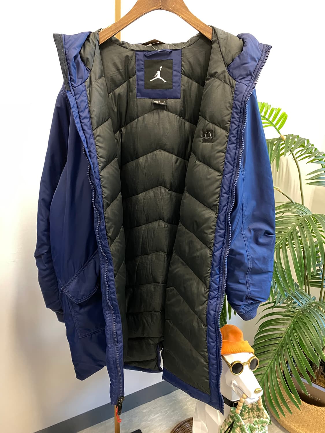 조던 투웨이 지퍼 후드 다운 롱패딩자켓 상품이미지3