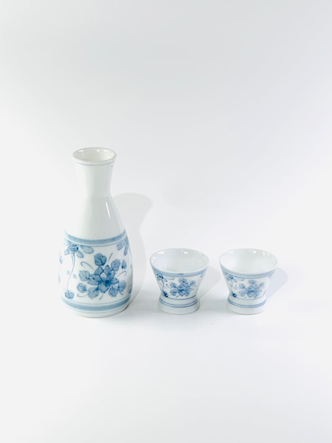 일본 빈티지 수공예 도자기 주병&잔 set 상품이미지2