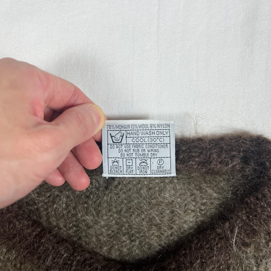 80‘s 빈티지 모헤어 mohair 니트 상품이미지7