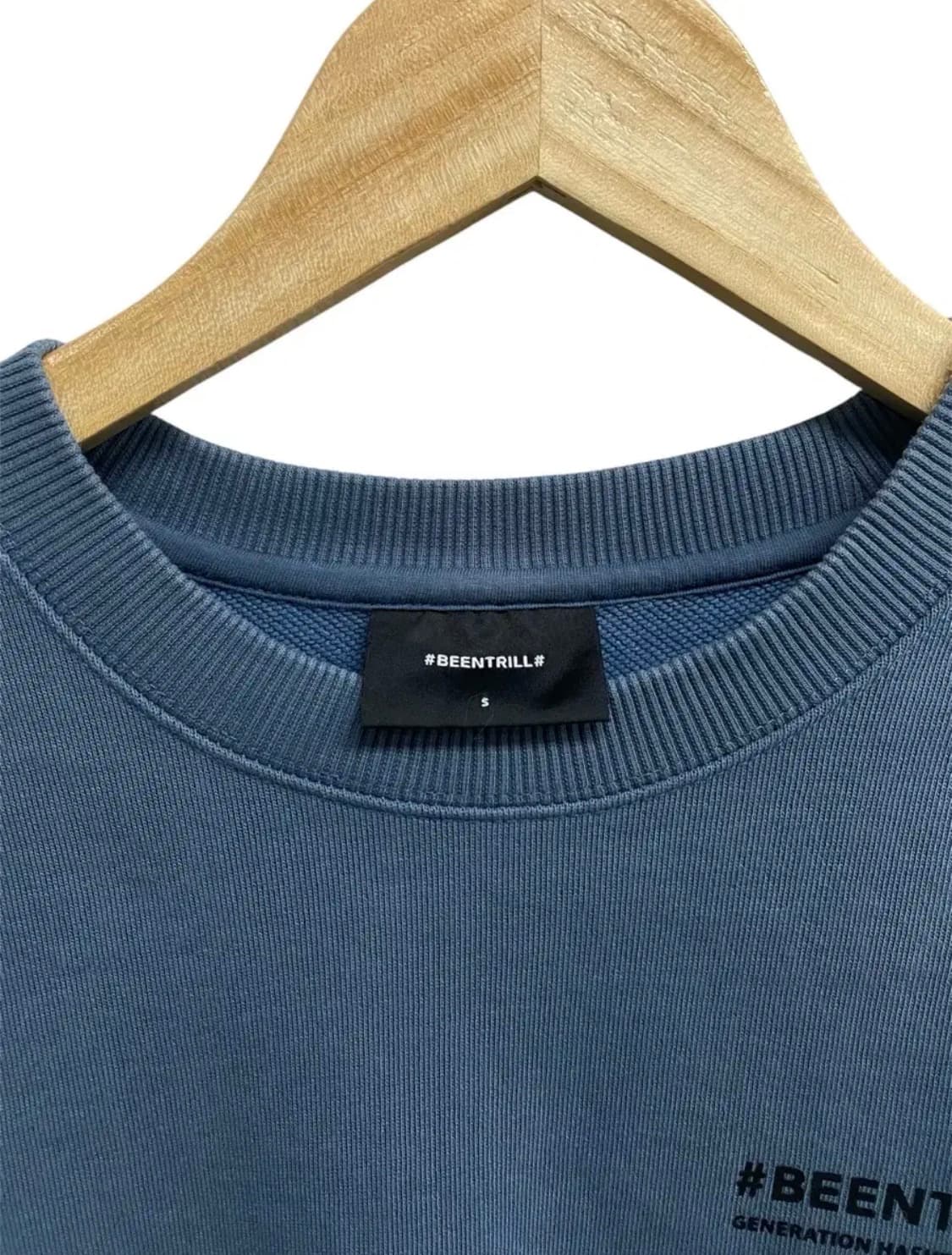 빈트릴 옐로우 해시태그 맨투맨 S 상품이미지5