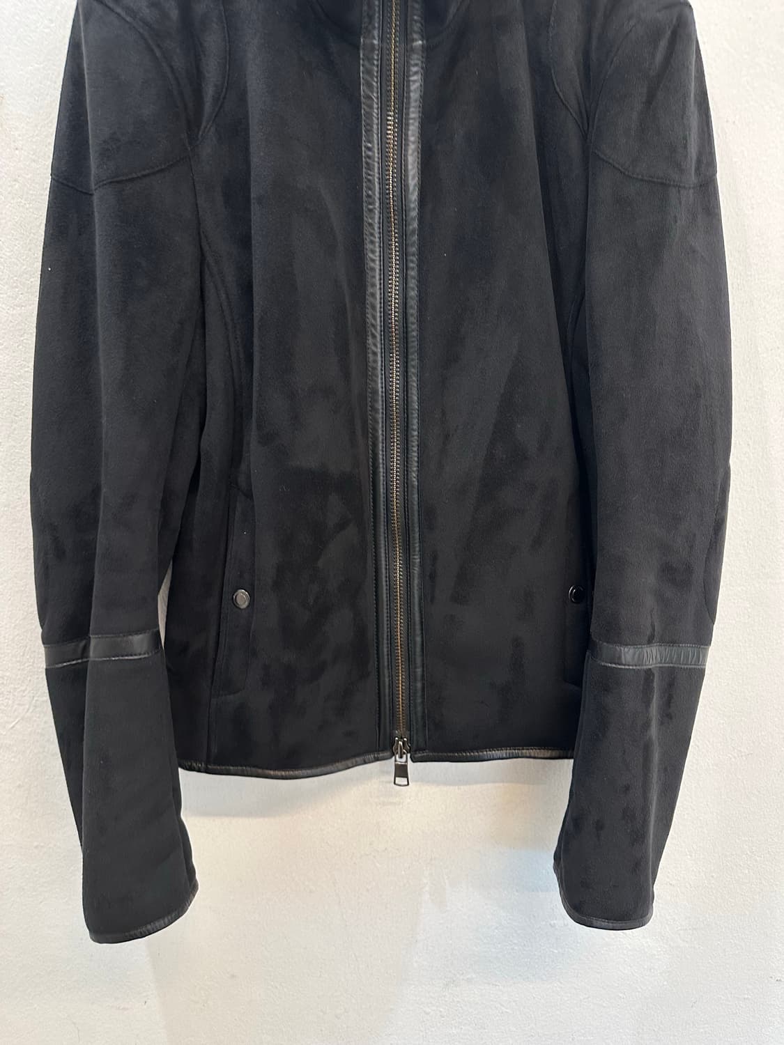 Armani exchange suede zip up jacket 상품이미지3