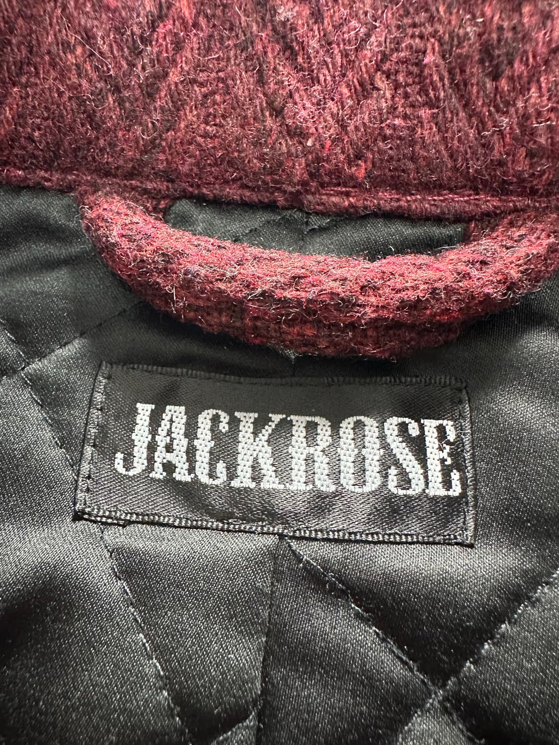 JACKROSE 버건디 헤링본 헤리티지 자켓 상품이미지5