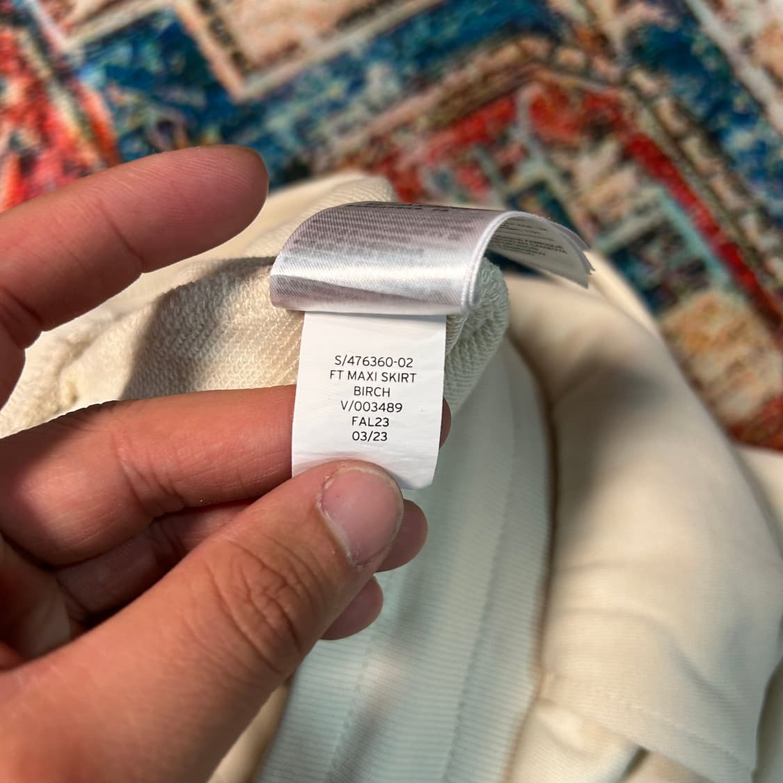 [M] 갭 코튼 롱 스커트 상품이미지5