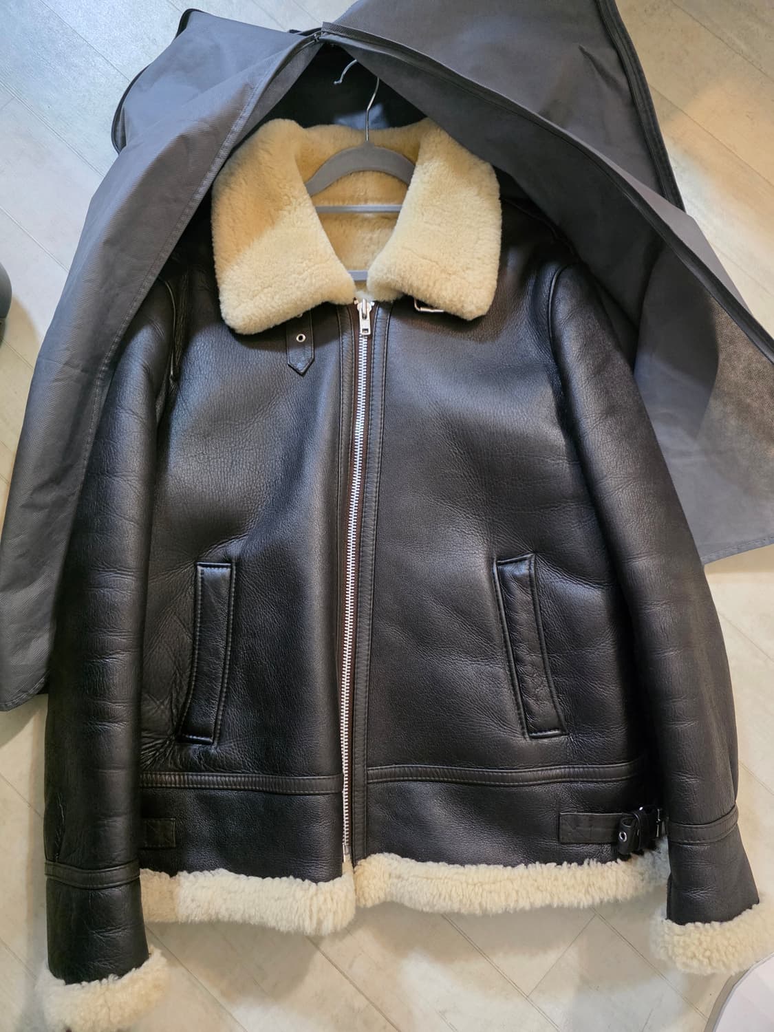 스페로네 램스킨 리얼 무스탕 L 상품이미지1