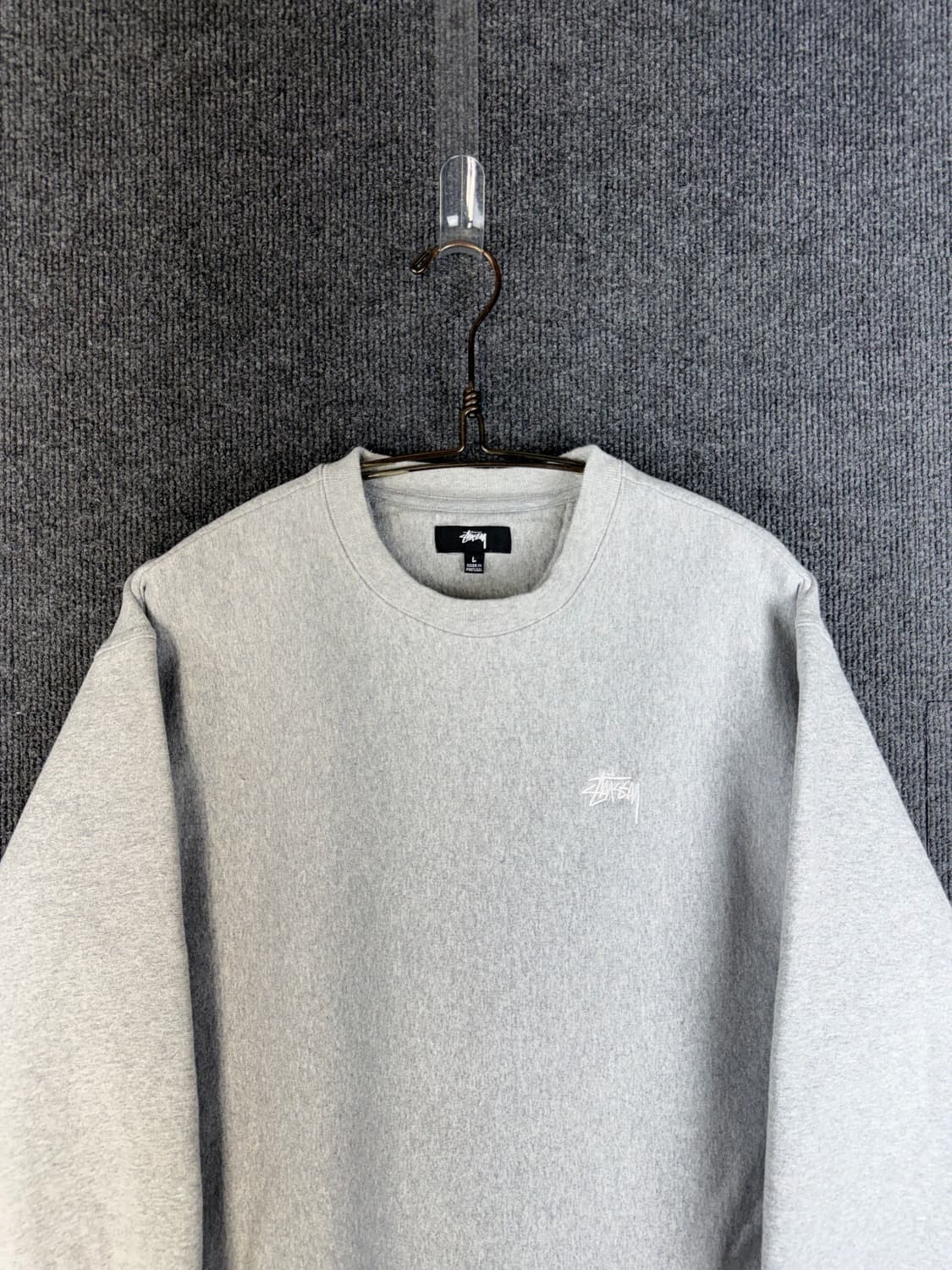 스투시 스탁로고 헤비웨잇 크루넥 맨투맨 상품이미지2