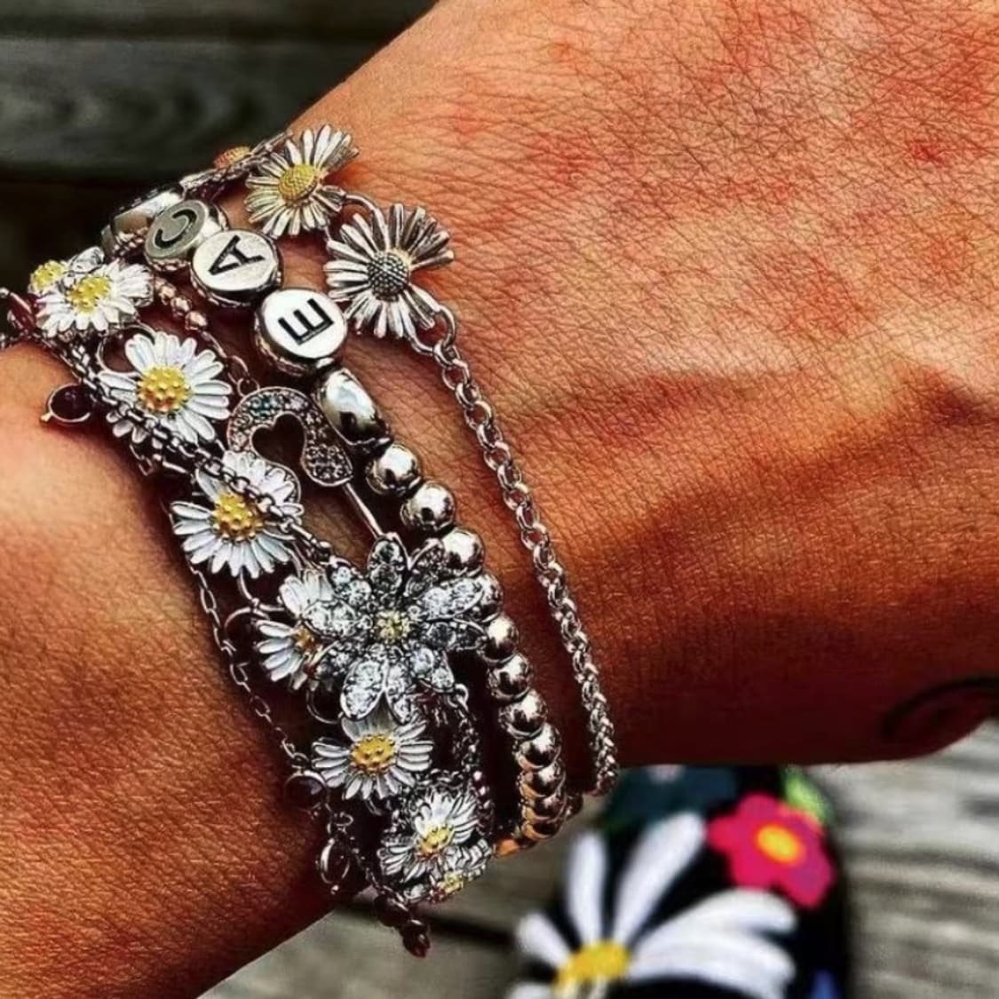 스와로브스키 지디 데이지 팔찌 상품이미지2