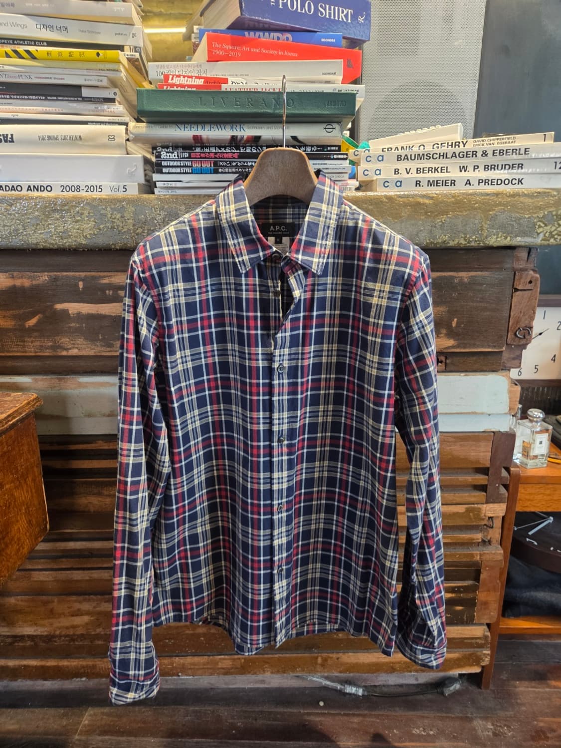 아페세 마드라스 셔츠 상품이미지7