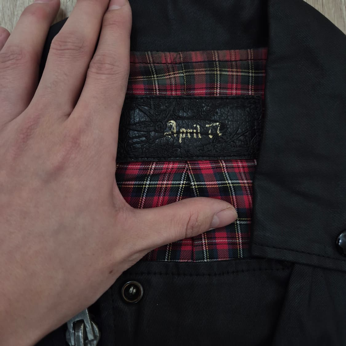 에이프릴77 여성 가죽자켓 상품이미지4