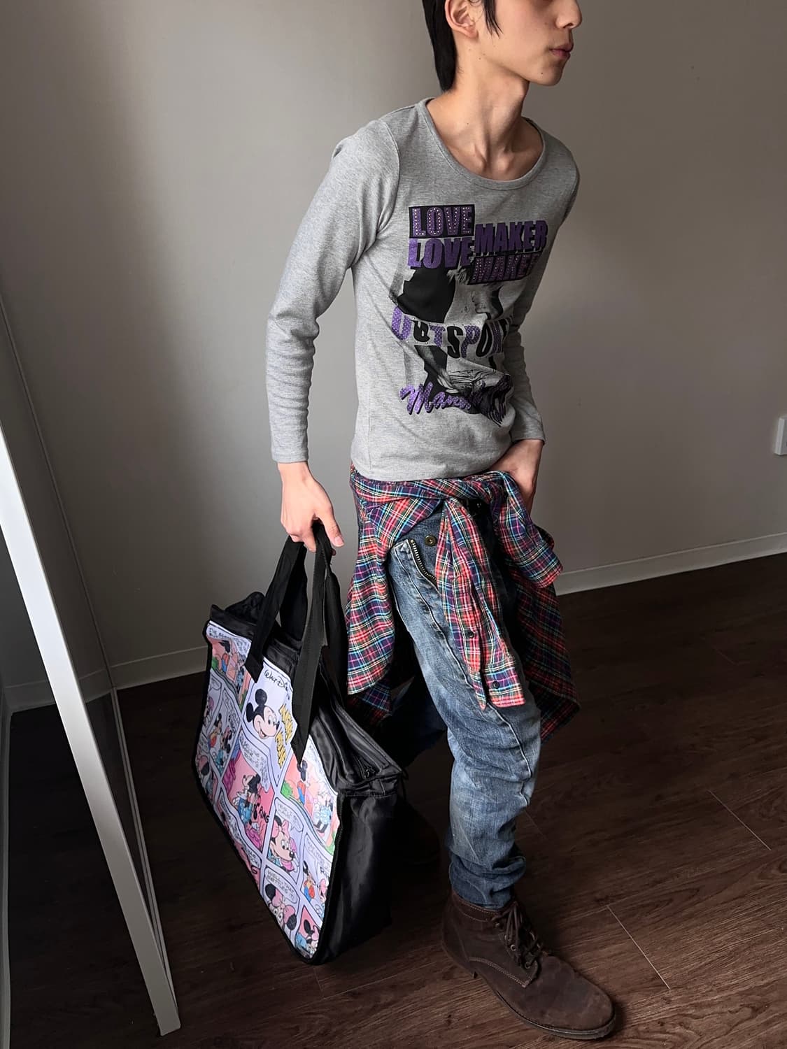 Cherry Pop 섹슈얼 프린트 롱 슬리브 상품이미지2