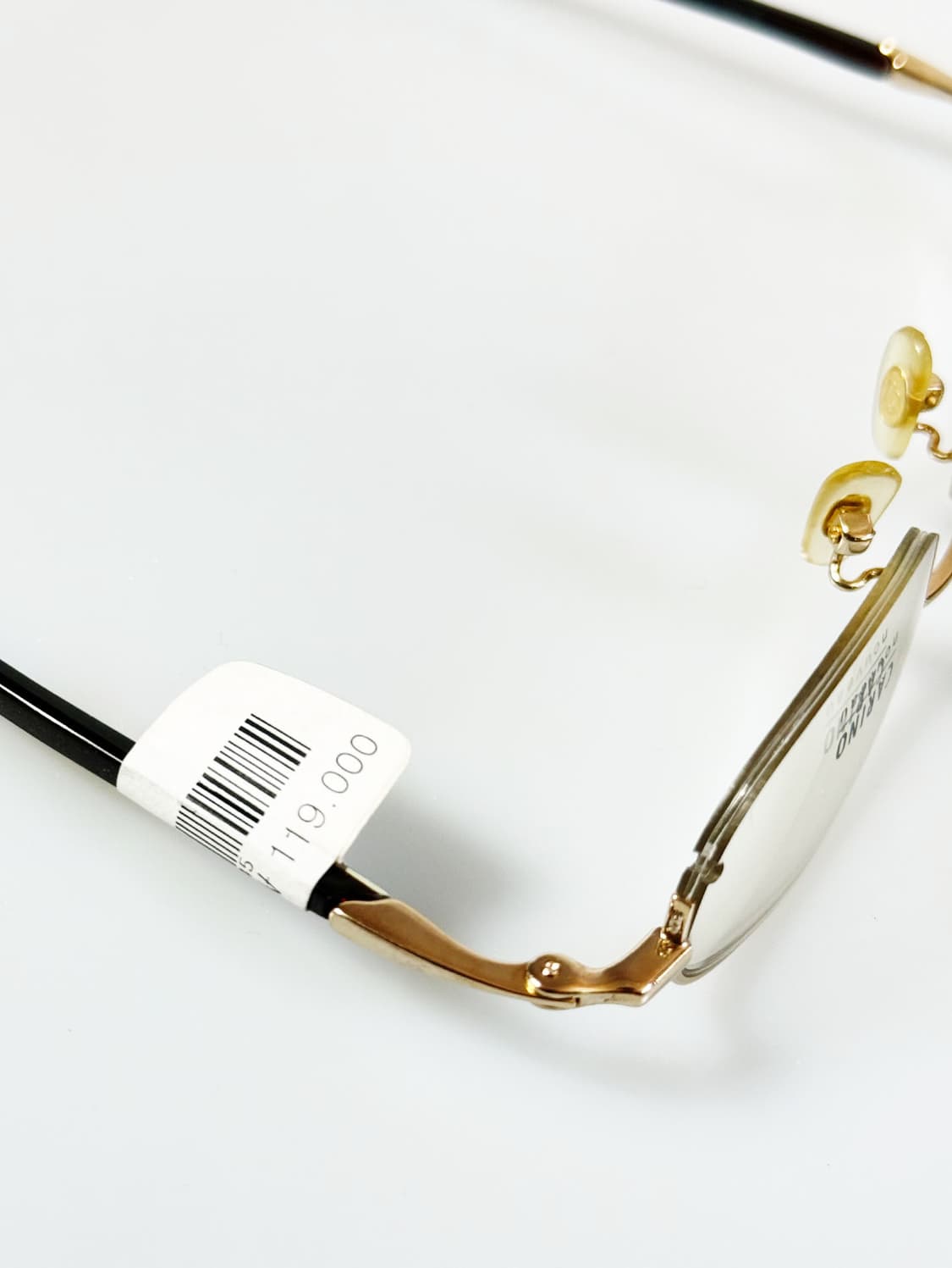 서전 SJ CARINO 골드 스퀘어 반무테 빈티지 안경 상품이미지8