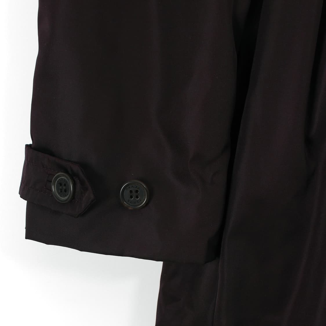 프라다 prada 빈티지 나일론 퍼플 미디 벨트 트렌티 코트 자켓 상품이미지9