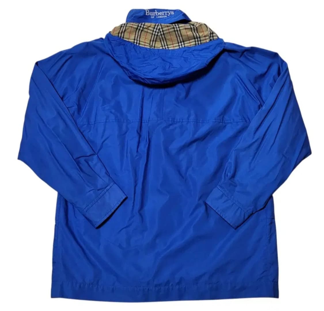 (실측 XL) 80s 버버리아카이브 바람막이 버버리폴리쉘 버버리코트 상품이미지3