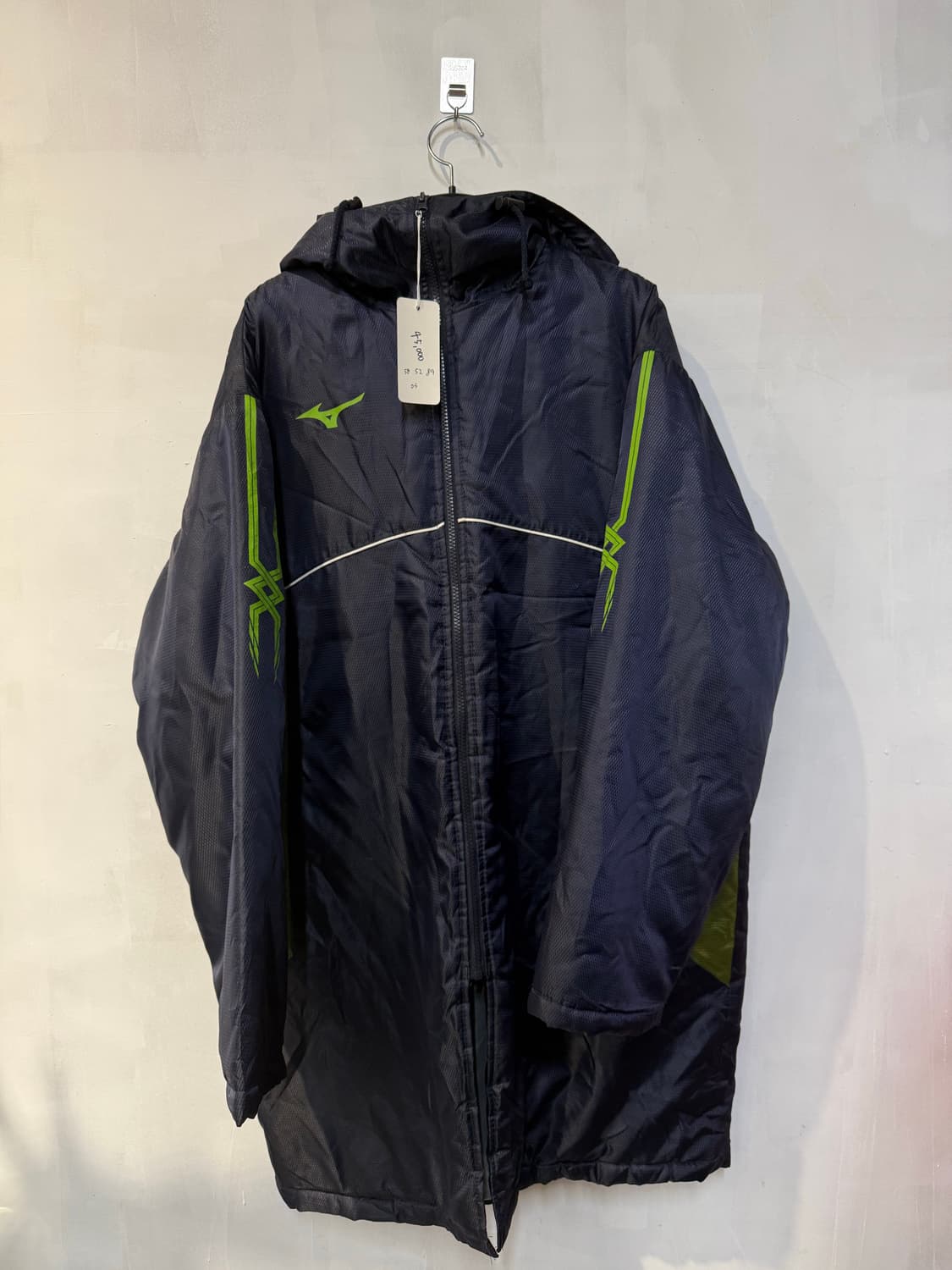 미즈노 네이비 롱패딩 상품이미지1