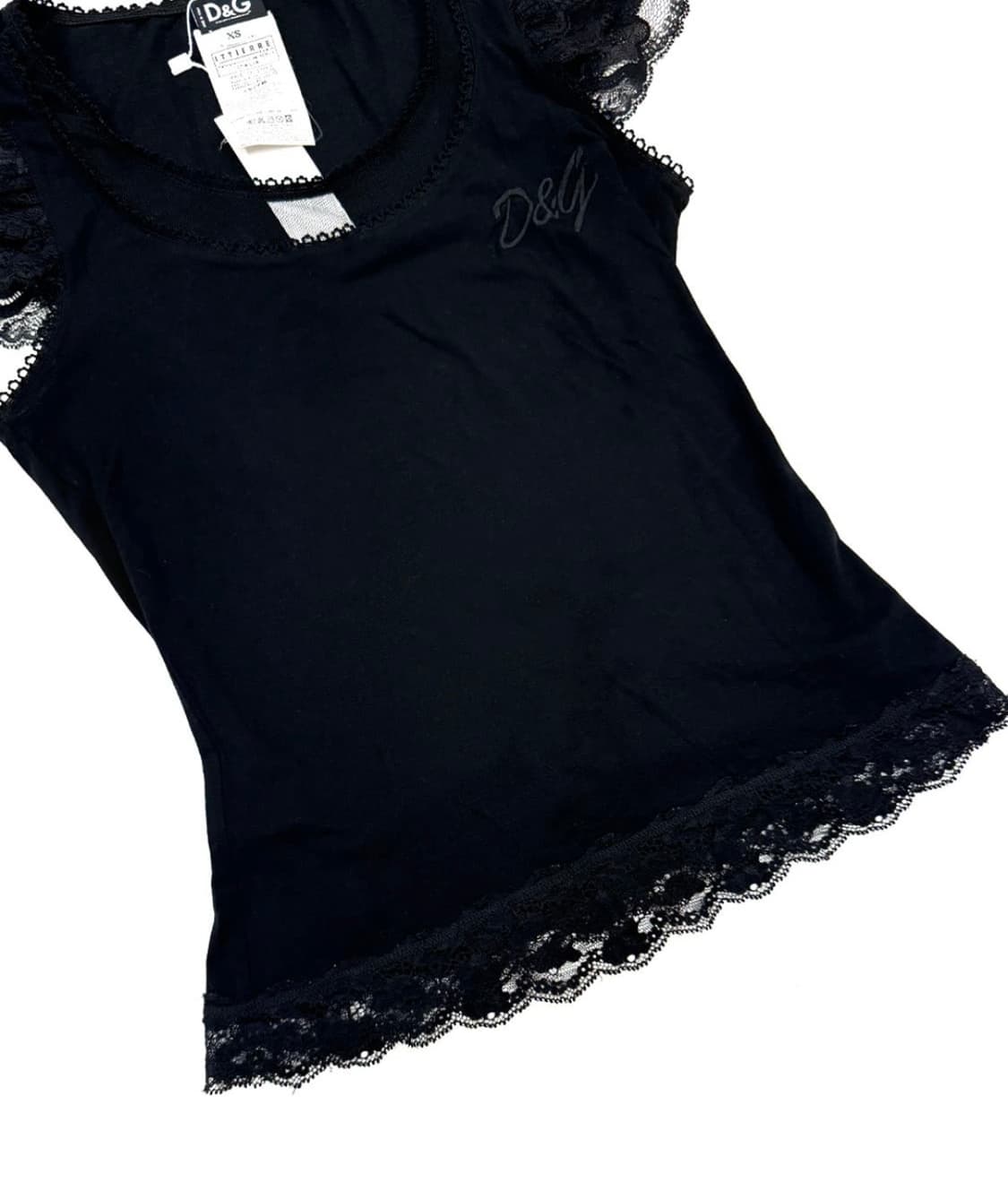 돌채앤가바나 레이스 디테일 티 상품이미지4