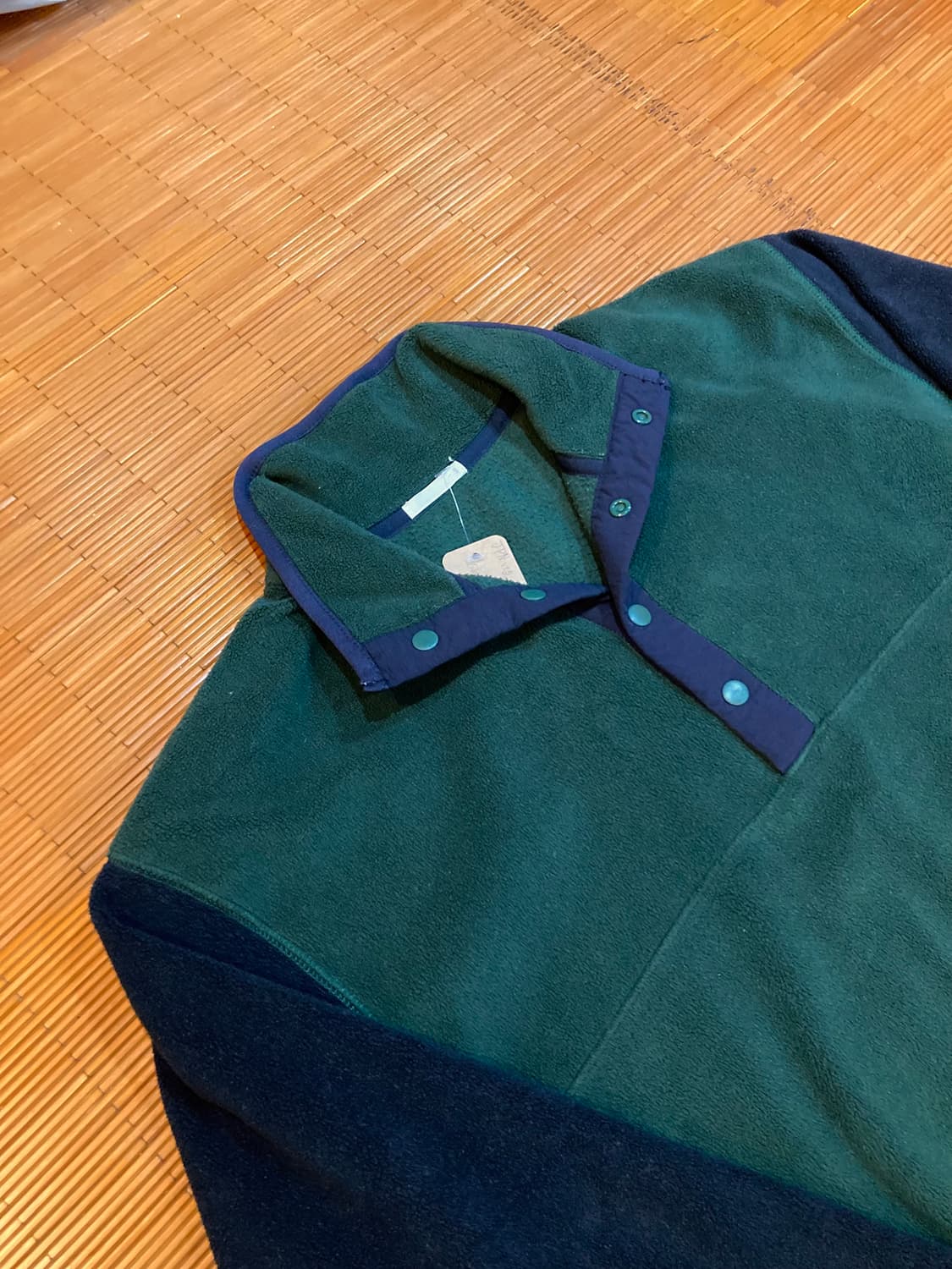 JPN vtg 스냅 플리스 풀오버 상품이미지3