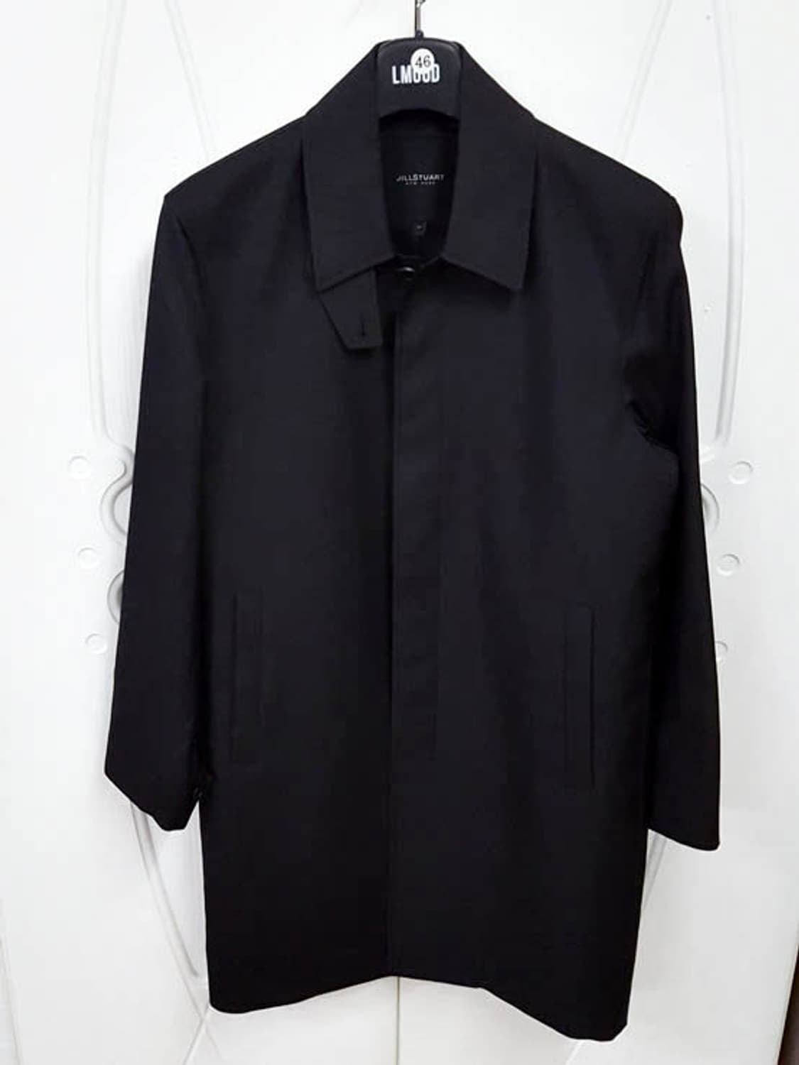 질스튜어트 남성 봄가을 트렌치 맥코트 블랙 M 상품이미지1