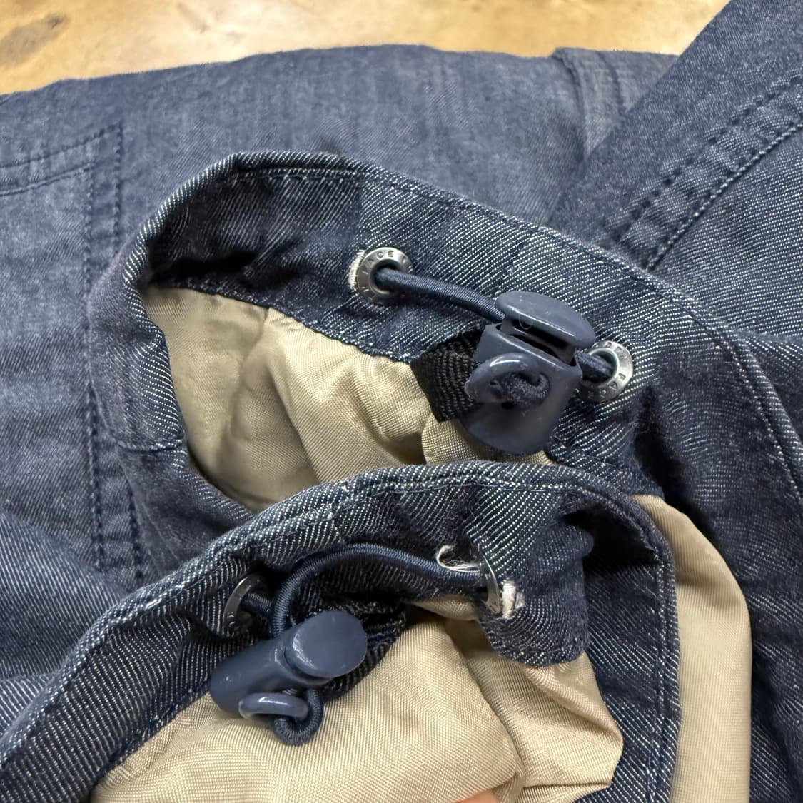 [정품/XL] 노스페이스 배색 후드 트렌치 코트 b15 상품이미지8