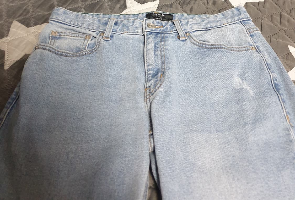 앤드지 ATRABLER 스판 슬림핏 데님팬츠 연청 (32) 상품이미지2