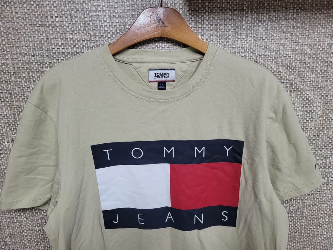 L 100사이즈 타미 진스 빅로고 반팔티셔츠 상품이미지2