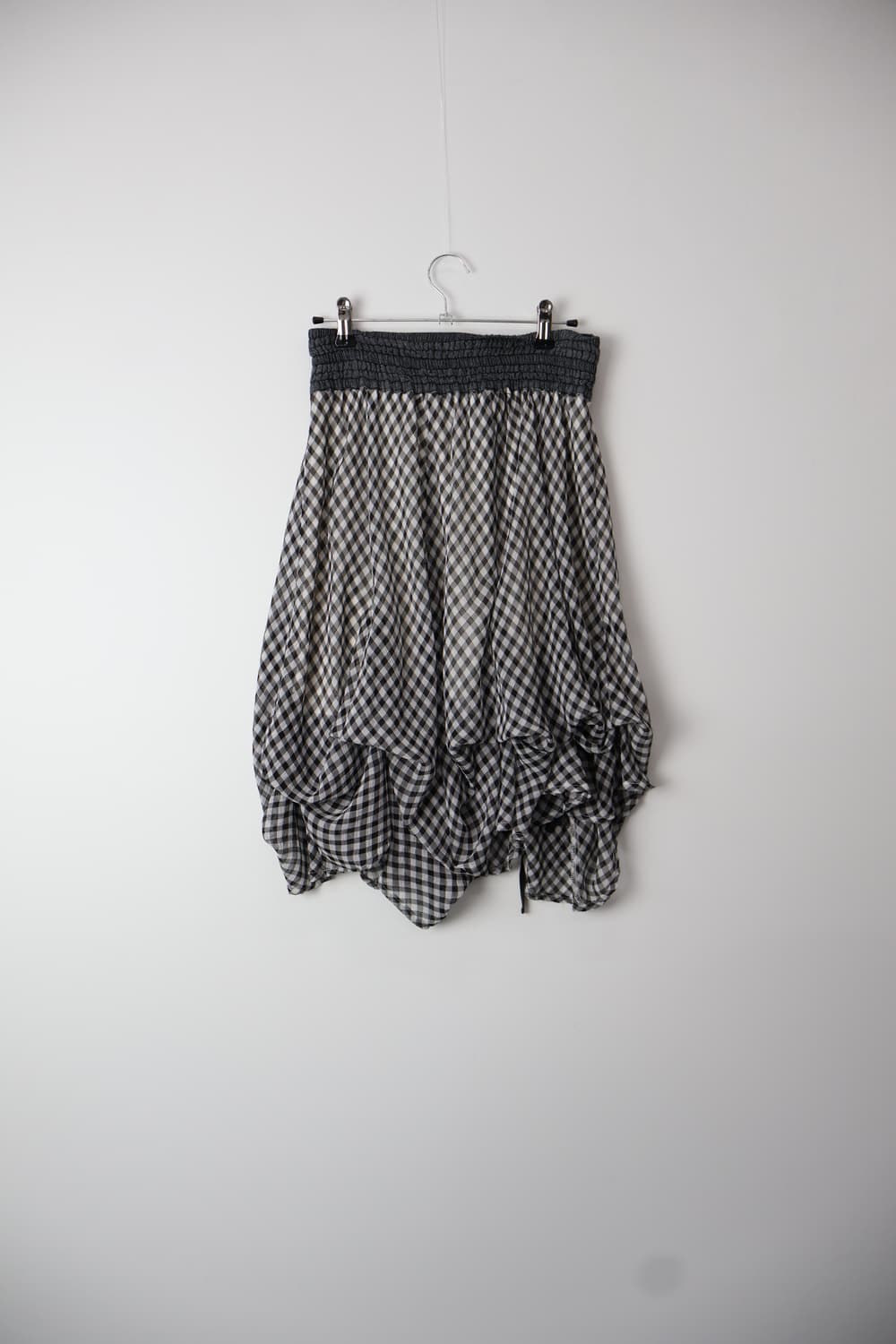 Jpn Gingham Corset Bubble Skirt 상품이미지6