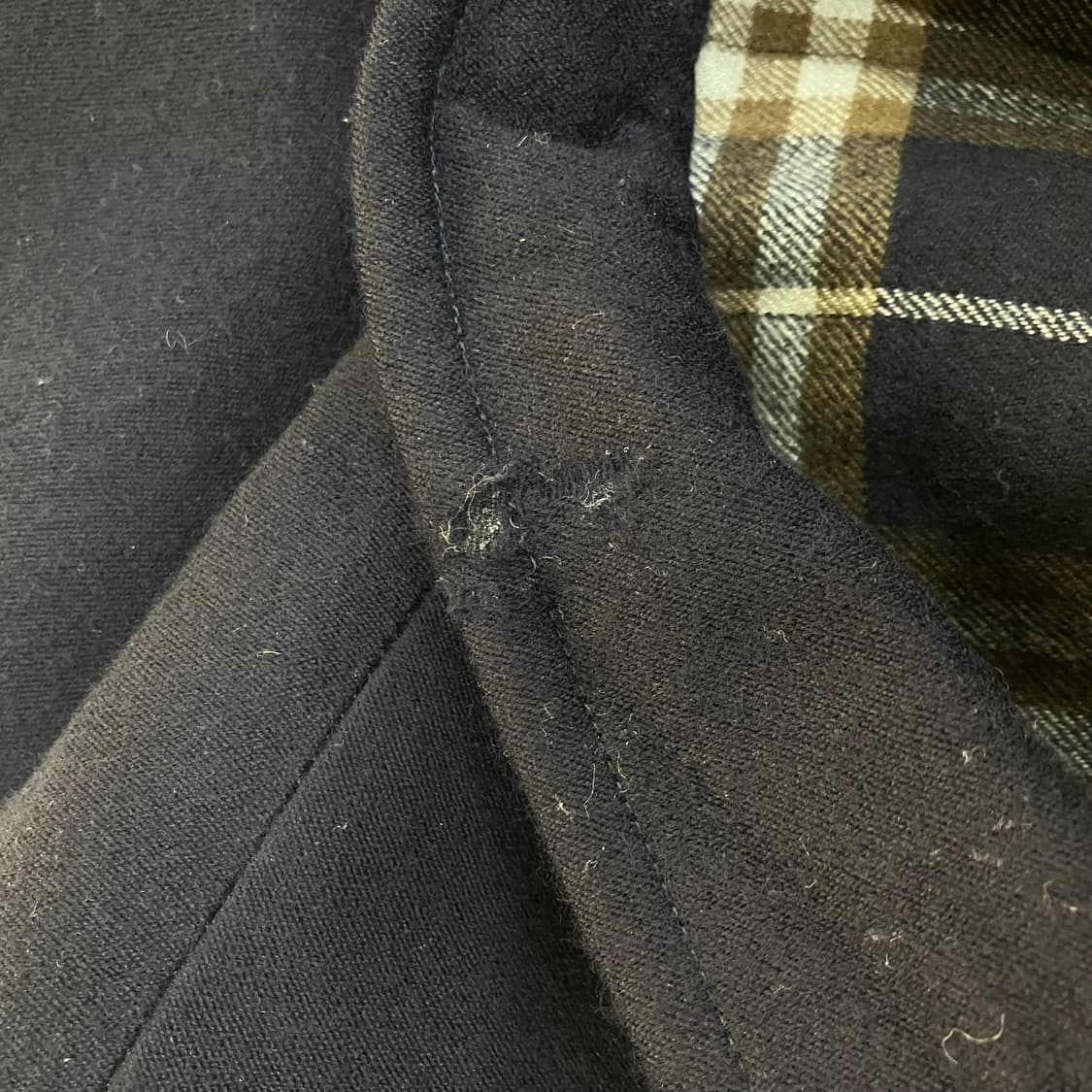 버버리 네이비 울 블루종 자켓 상품이미지6