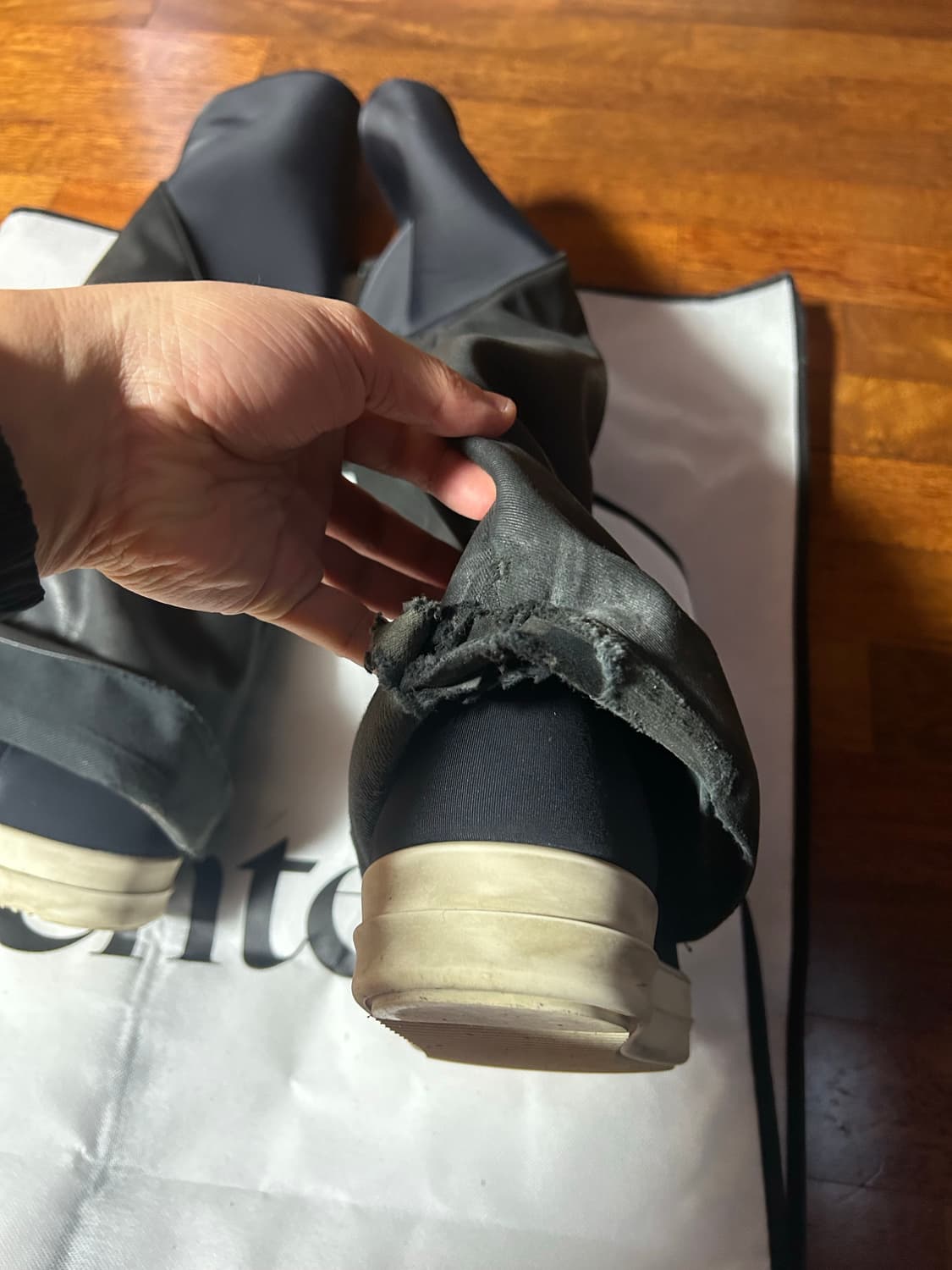 릭오웬스 다크쉐도우 롱라몬즈 부츠 42사이즈 상품이미지2