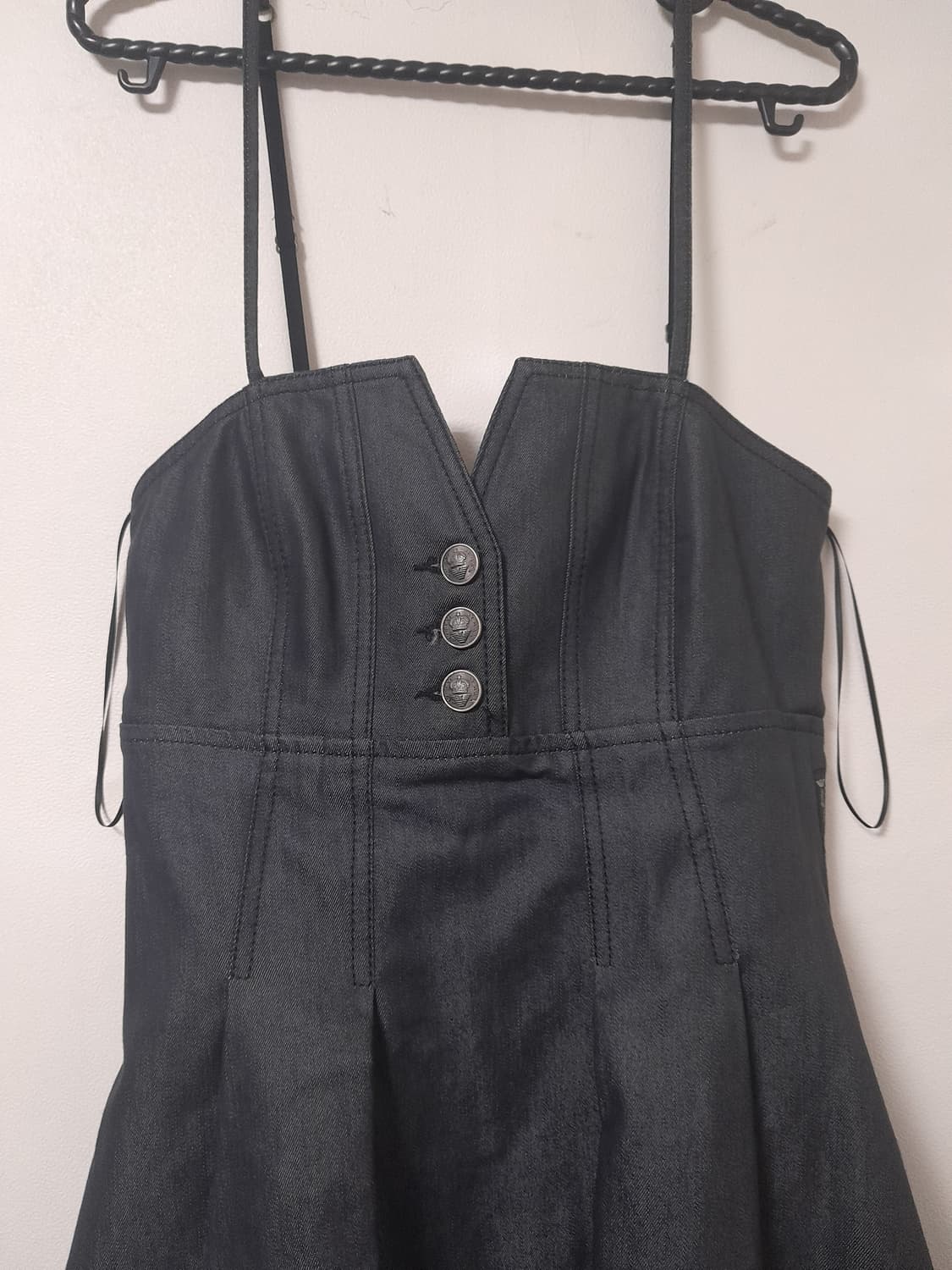 아르마니 진스 뷔스티에 데님 원피스 EU40/US4 상품이미지2