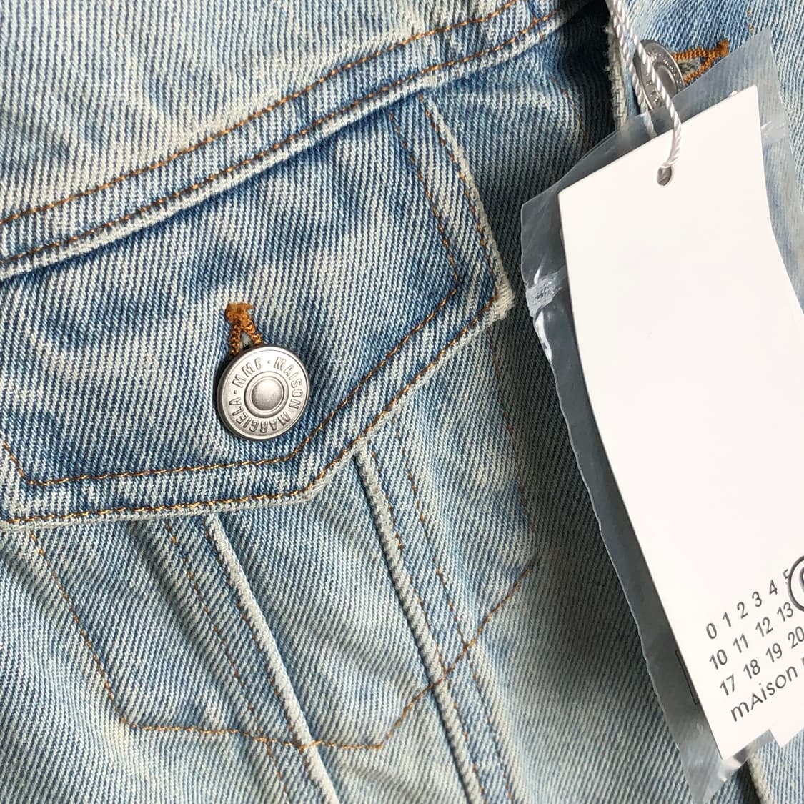 마르지엘라mm6 카라리스 변형 데님자켓 상품이미지6