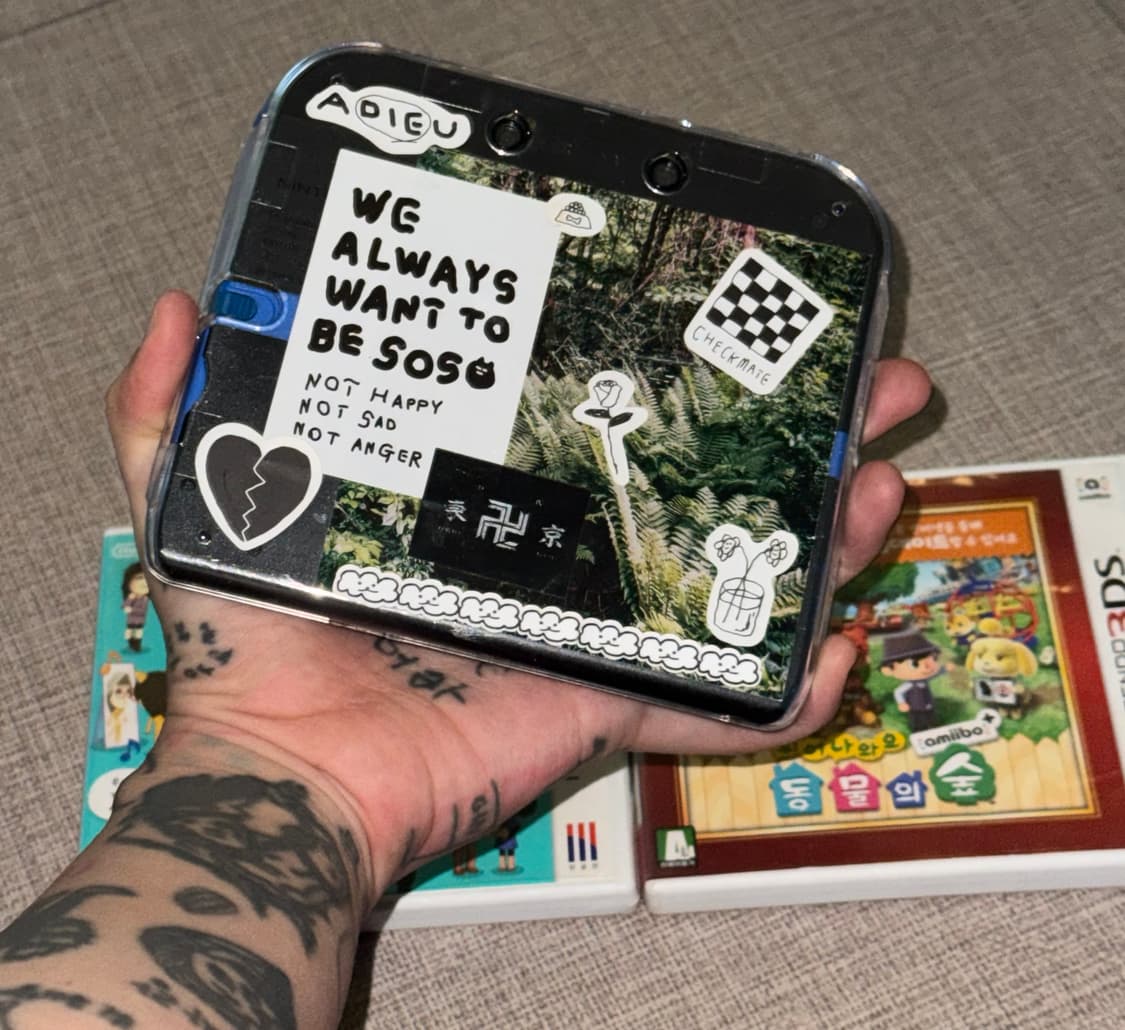 식빵 닌텐도2ds+튀동숲+친구모아아파트 일괄 상품이미지1