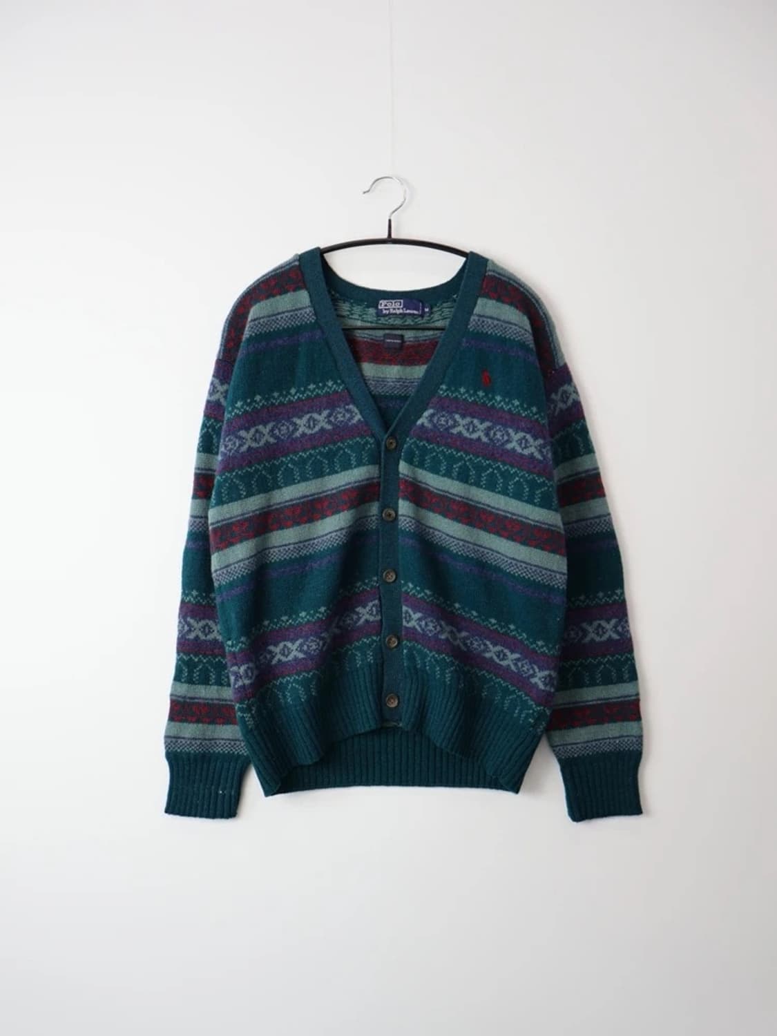 90s Polo Ralph Lauren Fair Isle Cardigan 상품이미지4