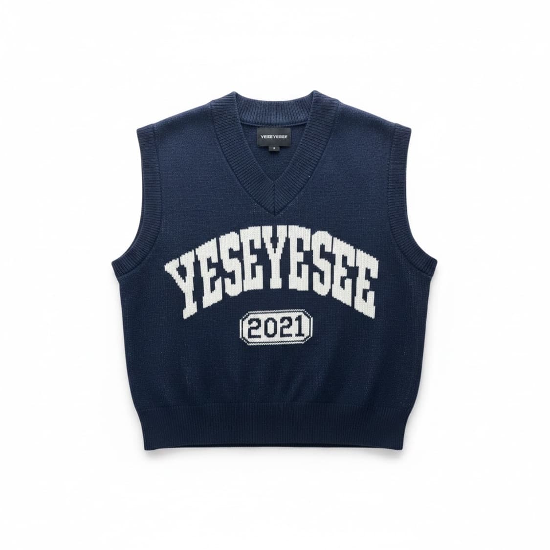 YESEEYESEE 네이비 니트 조끼 M 상품이미지1