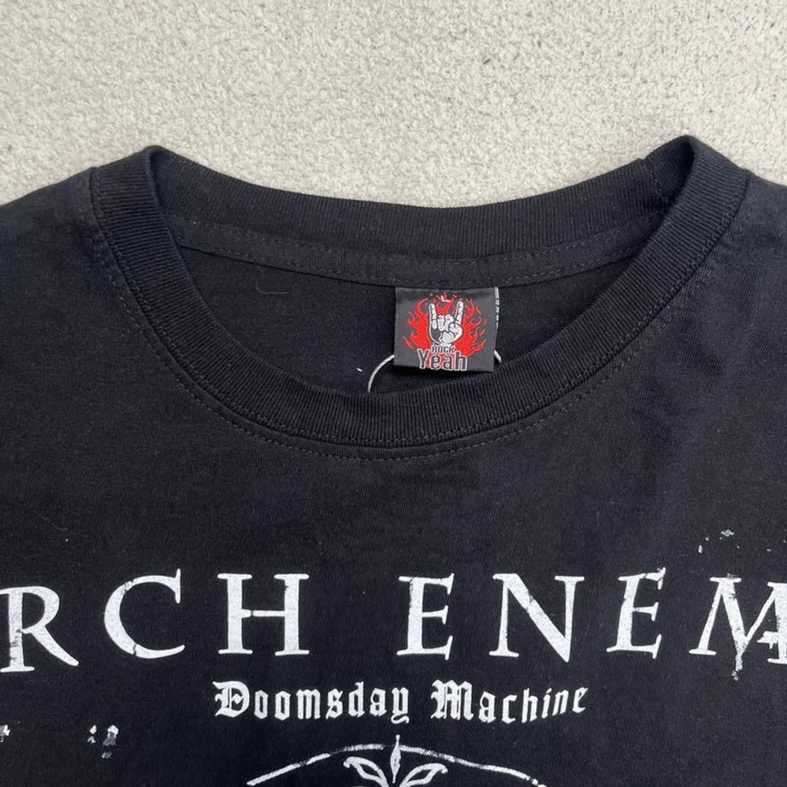 ARCH ENEMY 빅 프린팅 티셔츠 블랙 OS 상품이미지2