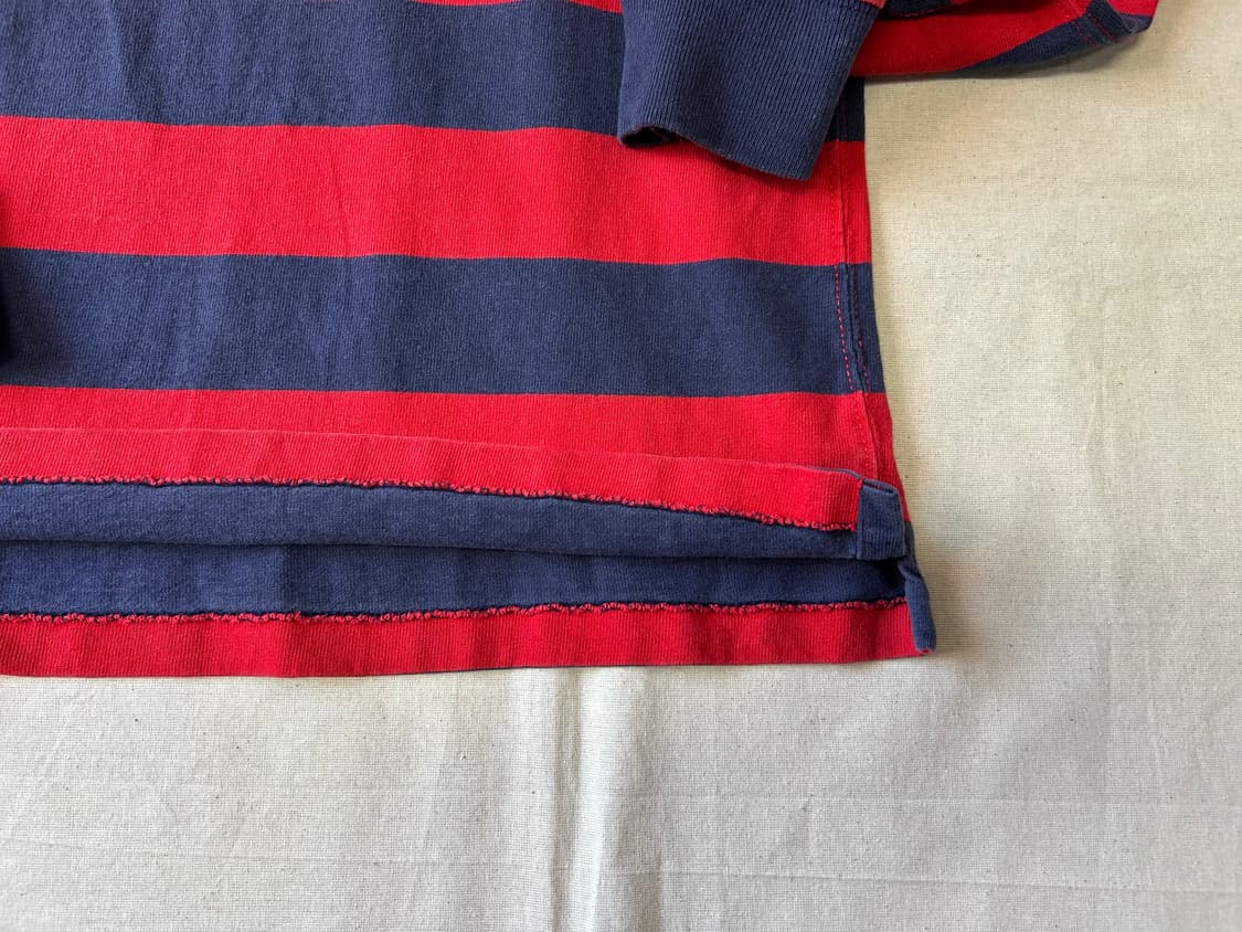 랄프로렌 스포츠 럭비 셔츠 Red/Navy 상품이미지5