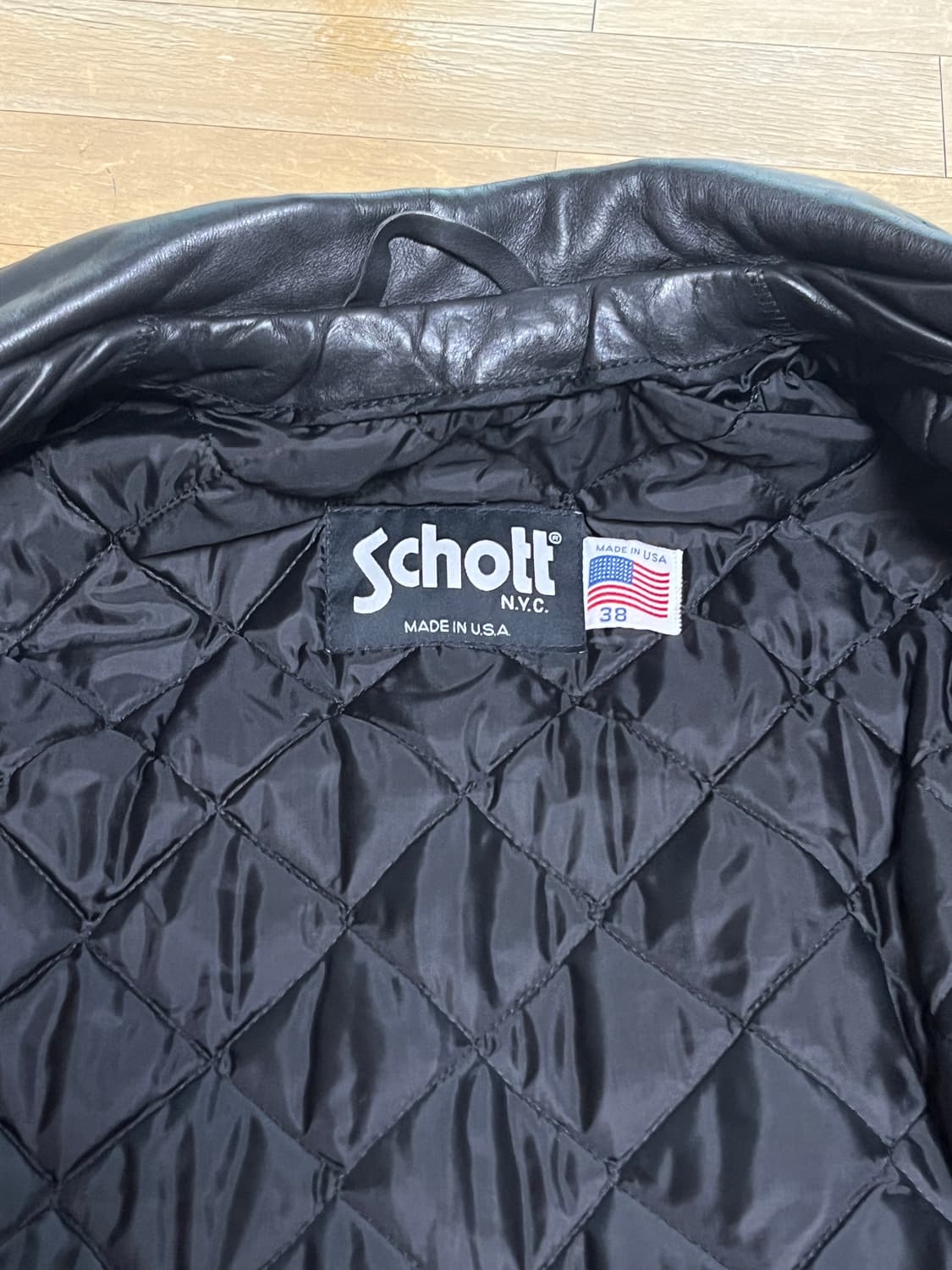 Schott USA 싱글 레더자켓 상품이미지4
