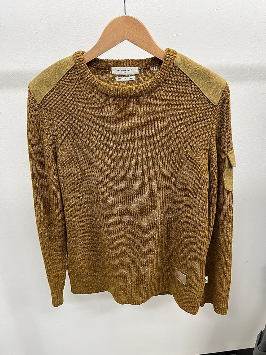 100) 빈폴 스웨이드패치 울니트  상품이미지3