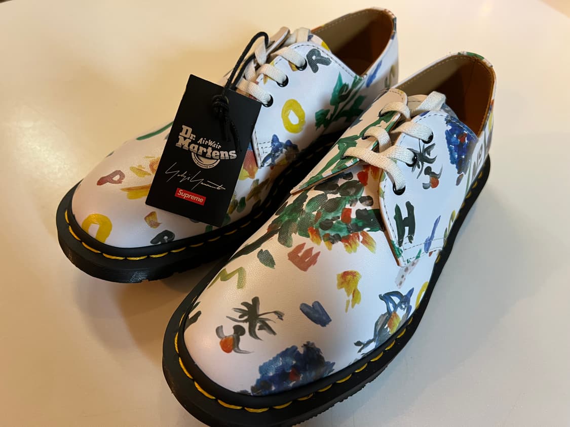 닥터마틴x슈프림x요지야마모토 1461 3홀 UK8 270 상품이미지1