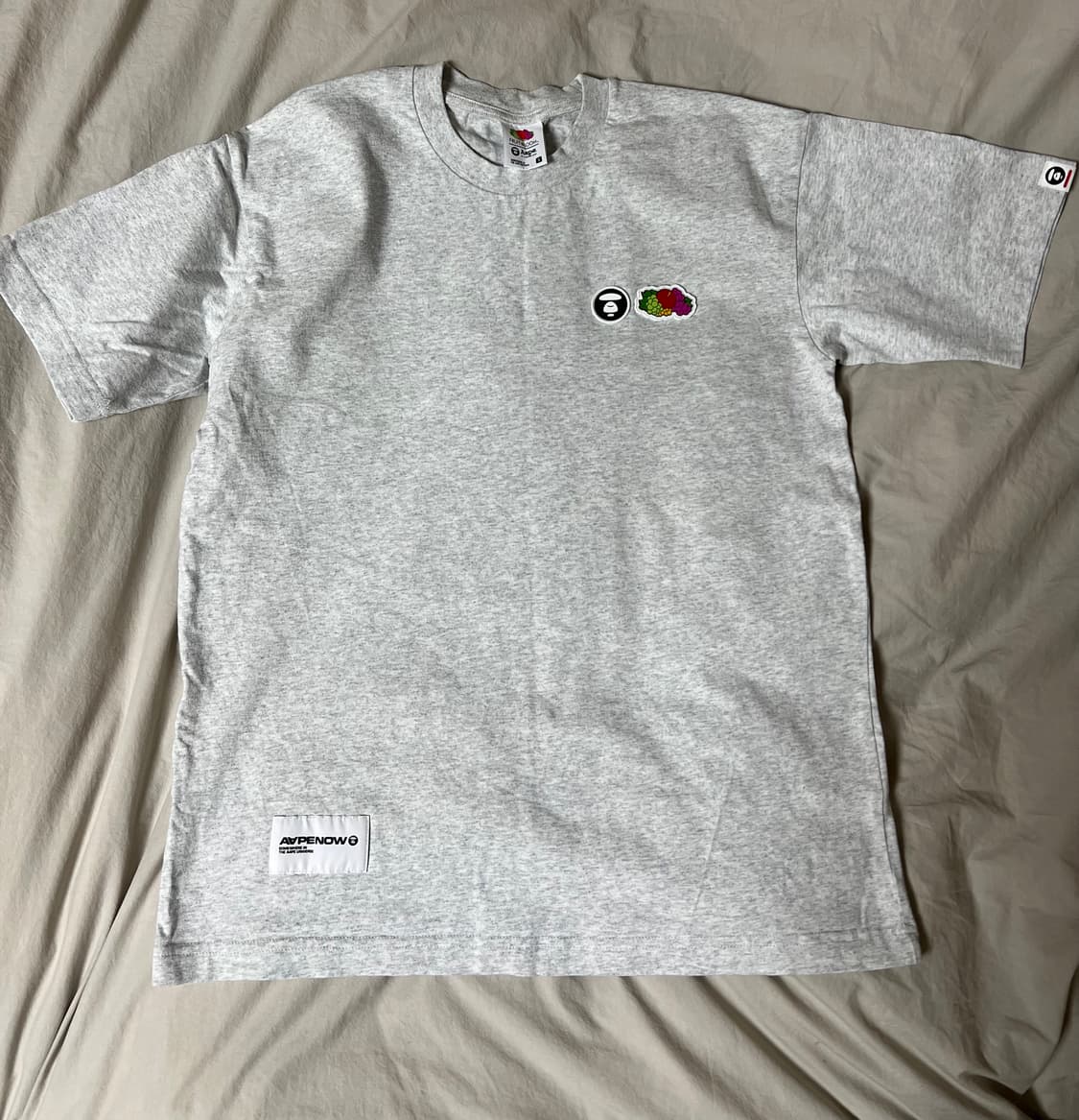 에이프(Aape) 회색 반팔 베이프 상품이미지2