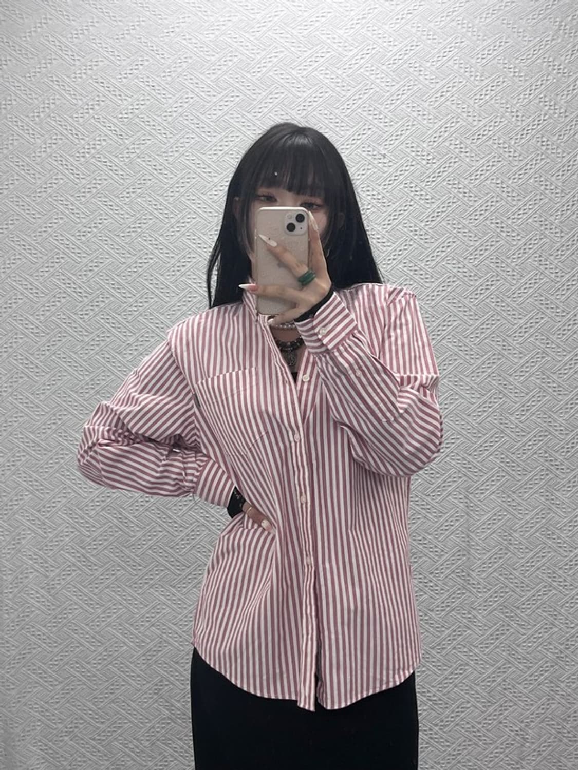 칼하트 빈티지 00's 레트로 스트라이프 셔츠 95 C09386 상품이미지2