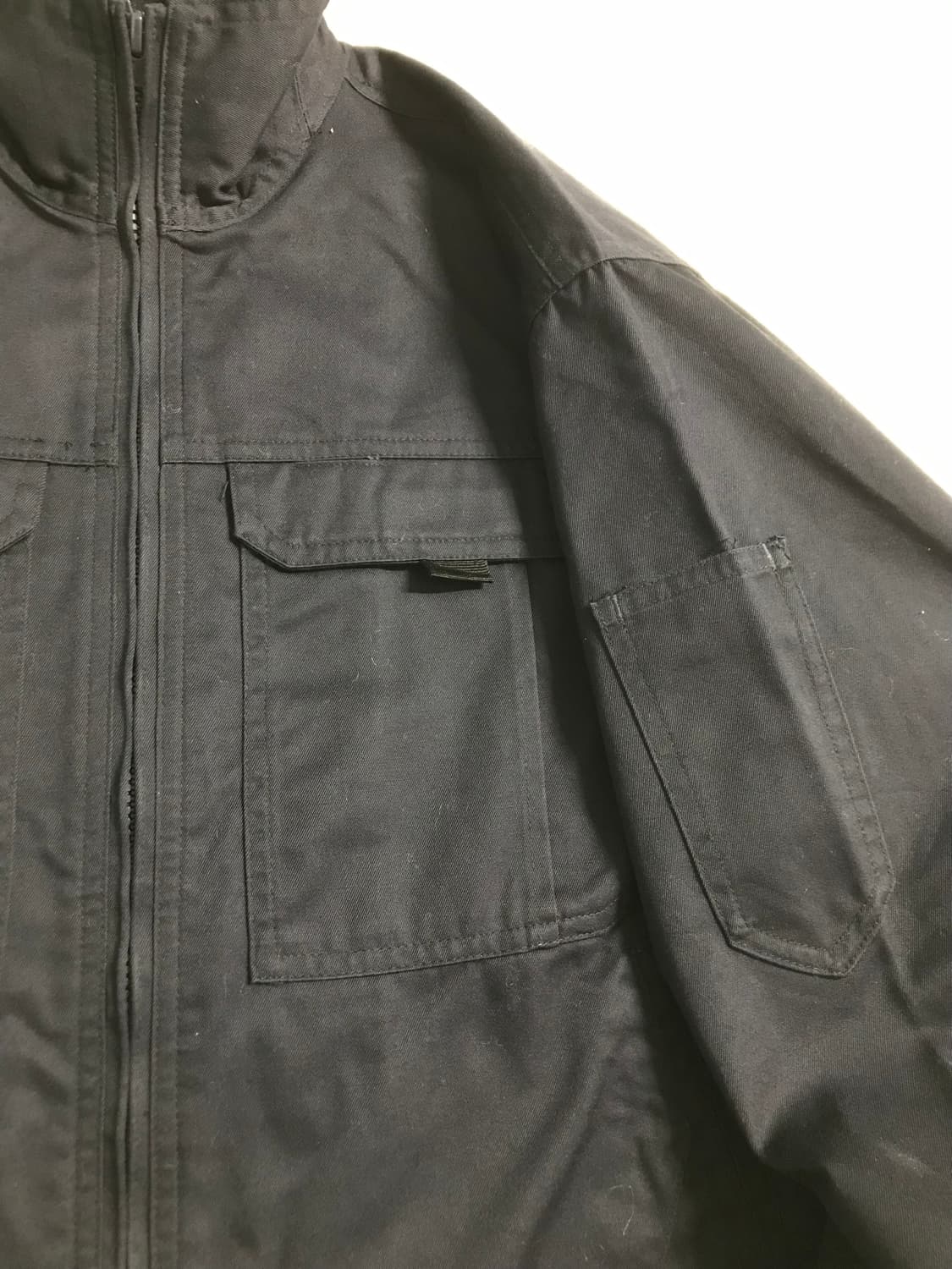 빈티지 워크 블루종 자켓 상품이미지3