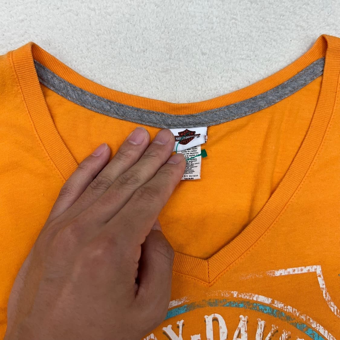 Harley davidson orange T-shirts 상품이미지8
